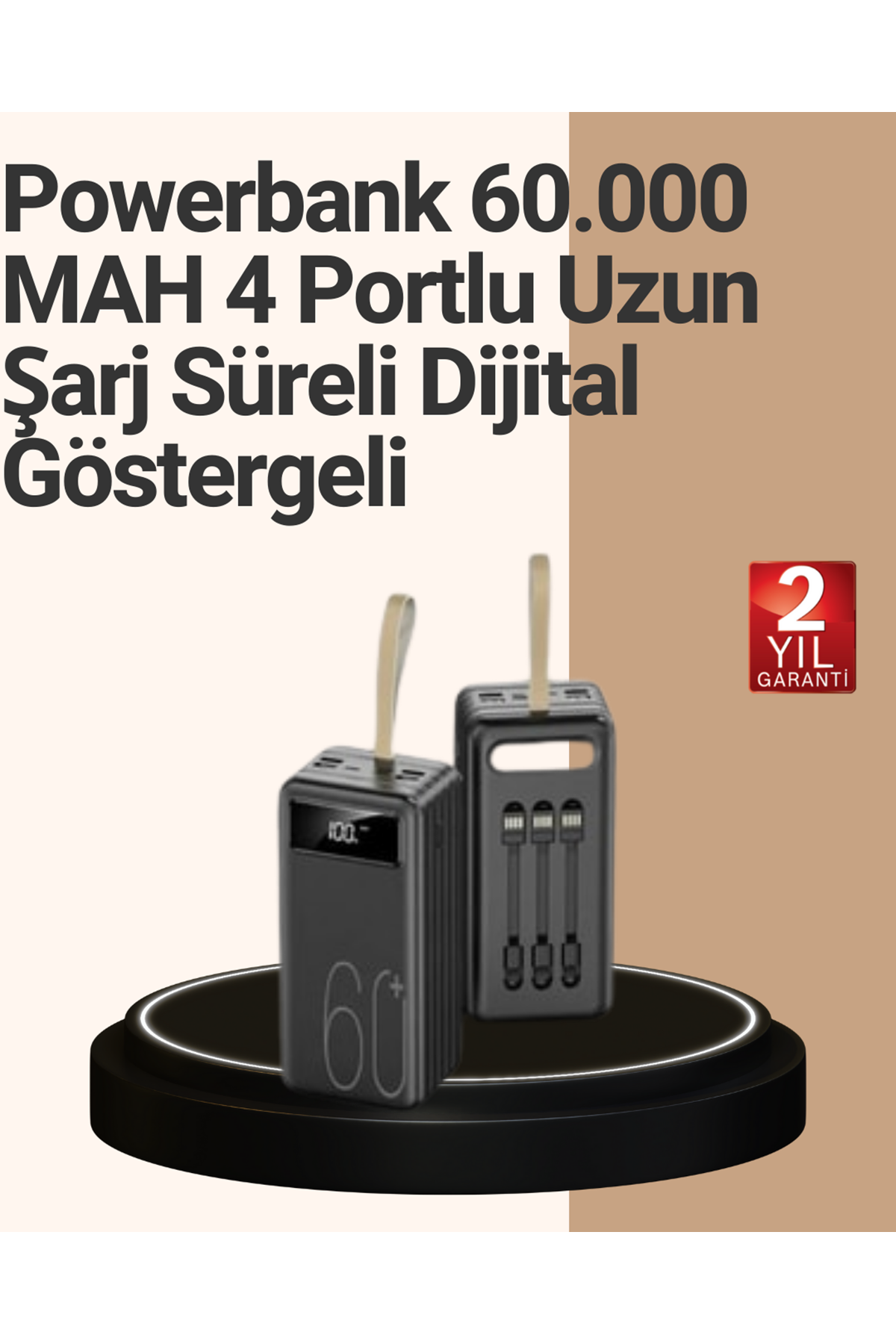 Güvenlik Korumalı Hızlı Şarj Özellikli Powerbank