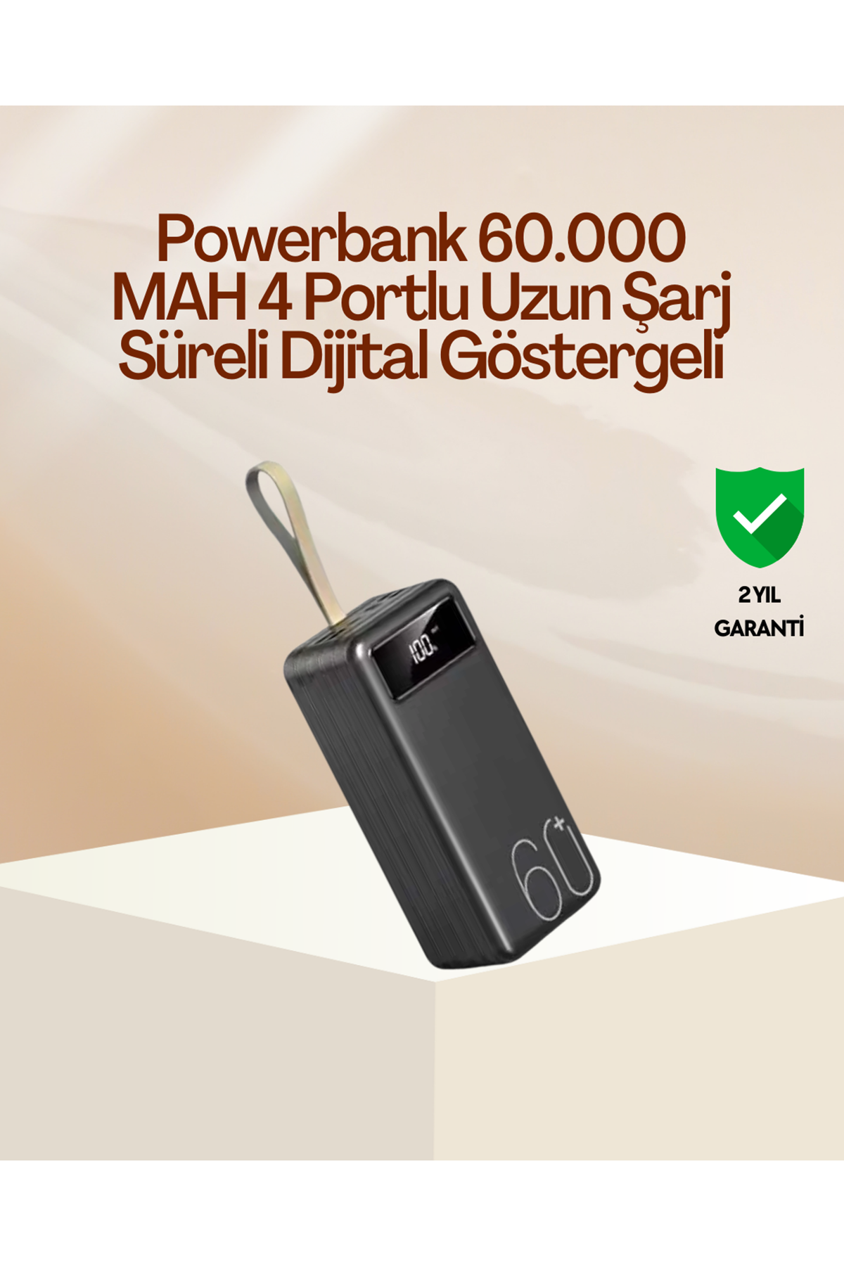 Tüm Cihazlara Uyumlu Çoklu Çıkışlı Powerbank