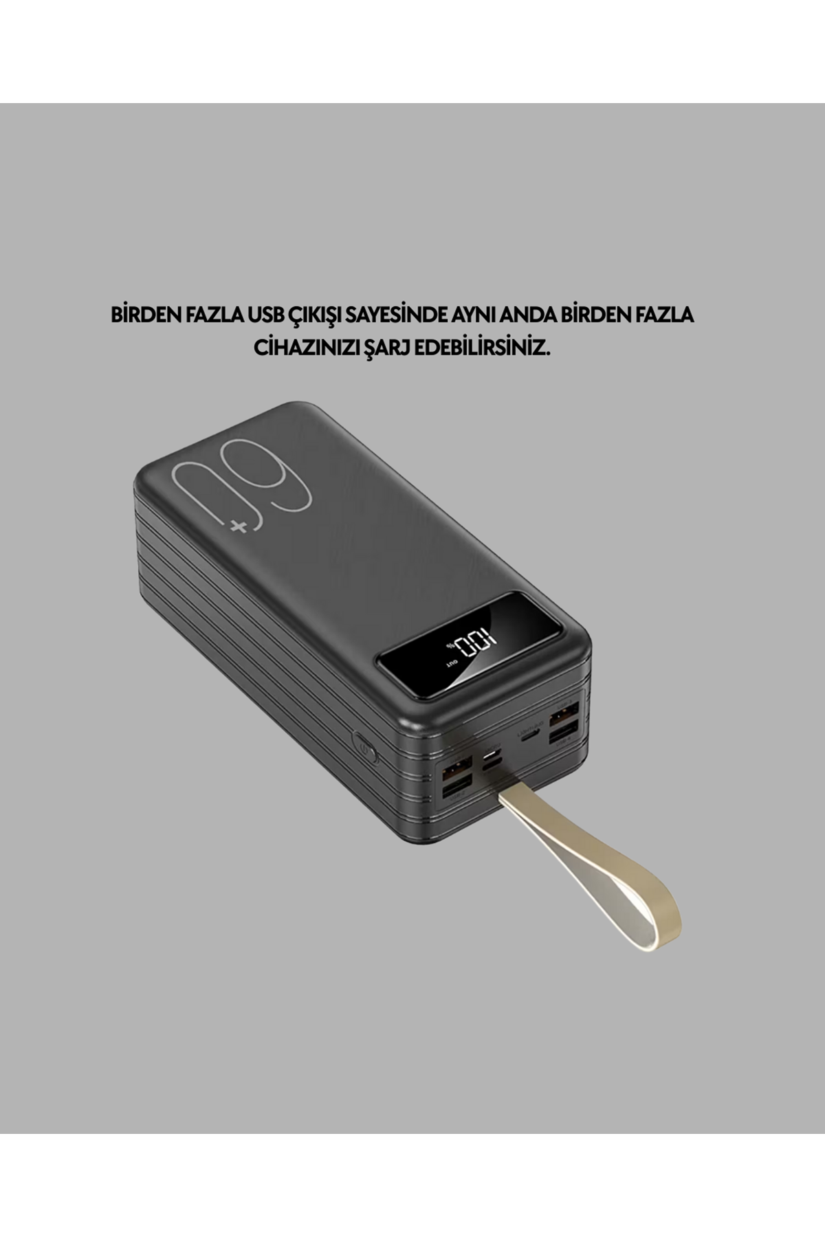 Tüm Cihazlara Uyumlu Çoklu Çıkışlı Powerbank