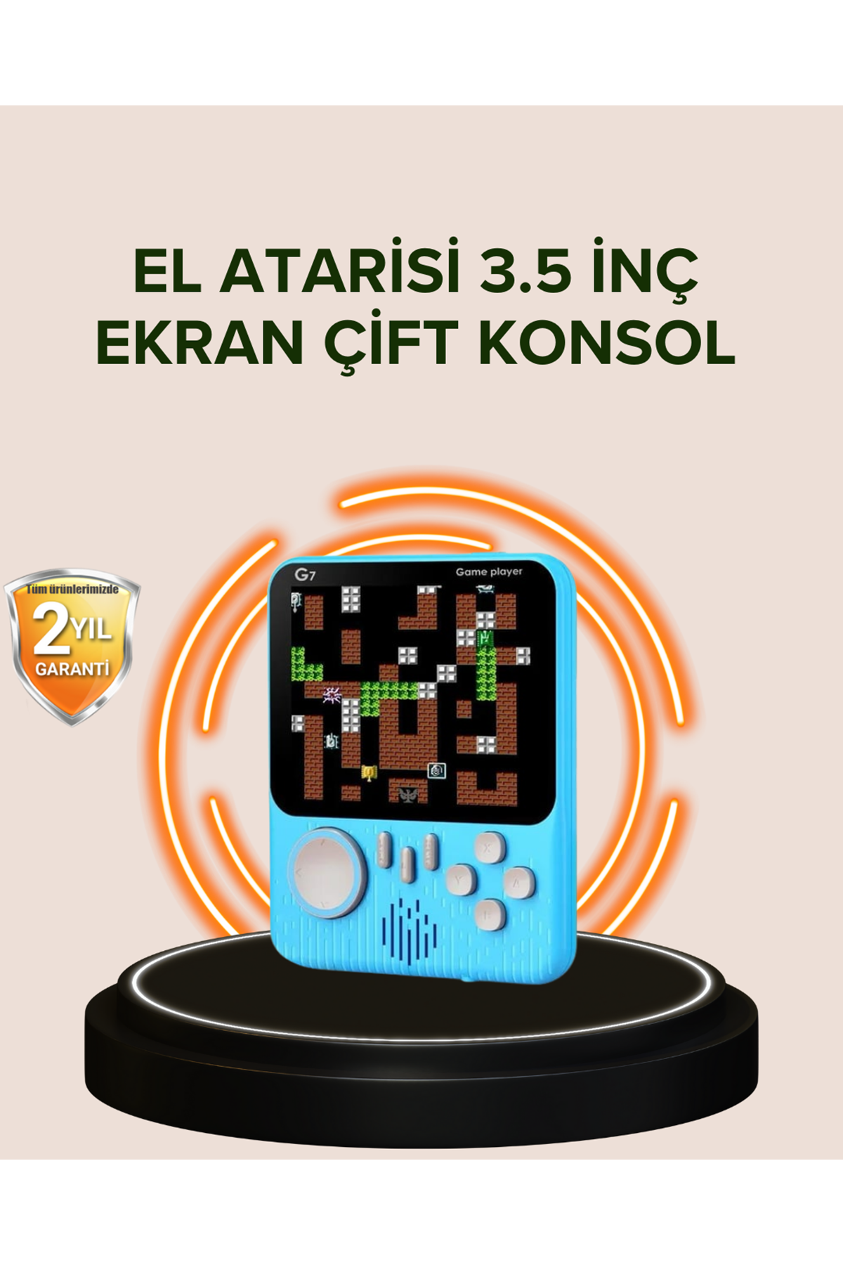 TV Bağlantılı Çift Oyunculu Şarjlı Retro Gamepad Seti