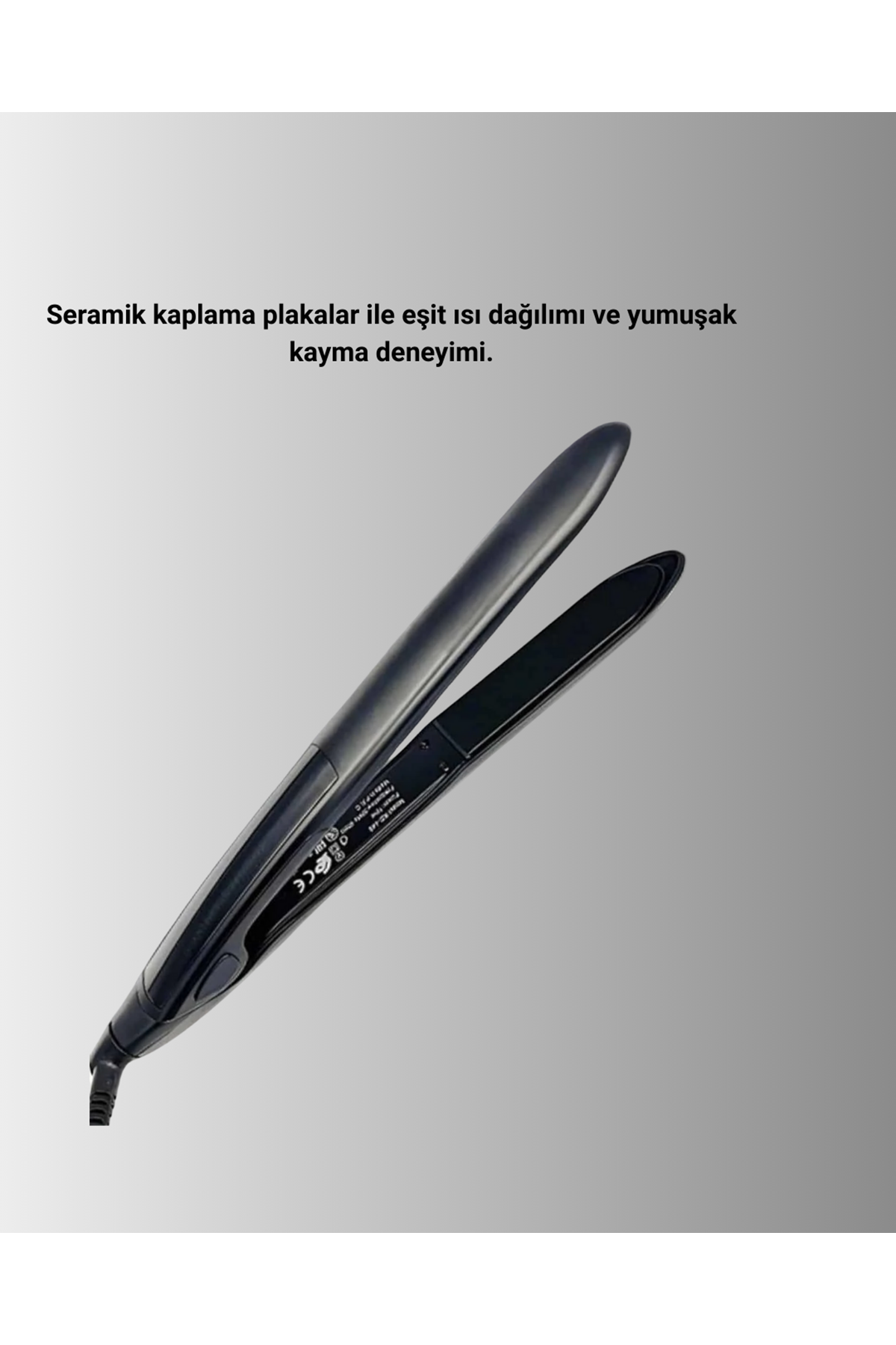 Isı Ayarlı 2025 Titanyum Kaplama Seramik Plakalı Saç Düzleştirici A Kalite Orijinal