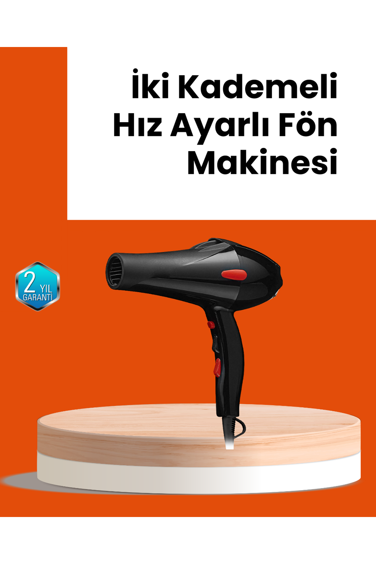 Hızlı Kurutma ve Şekillendirme İçin Profesyonel Saç Kurutma Makinesi