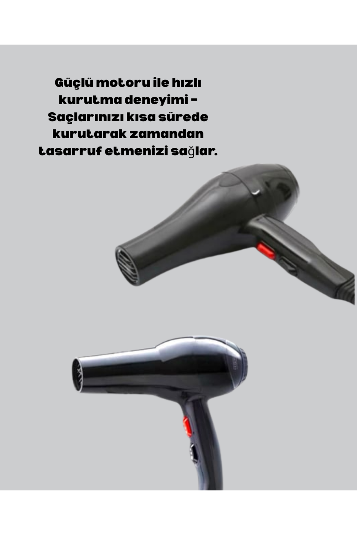Hızlı Kurutma ve Şekillendirme İçin Profesyonel Saç Kurutma Makinesi