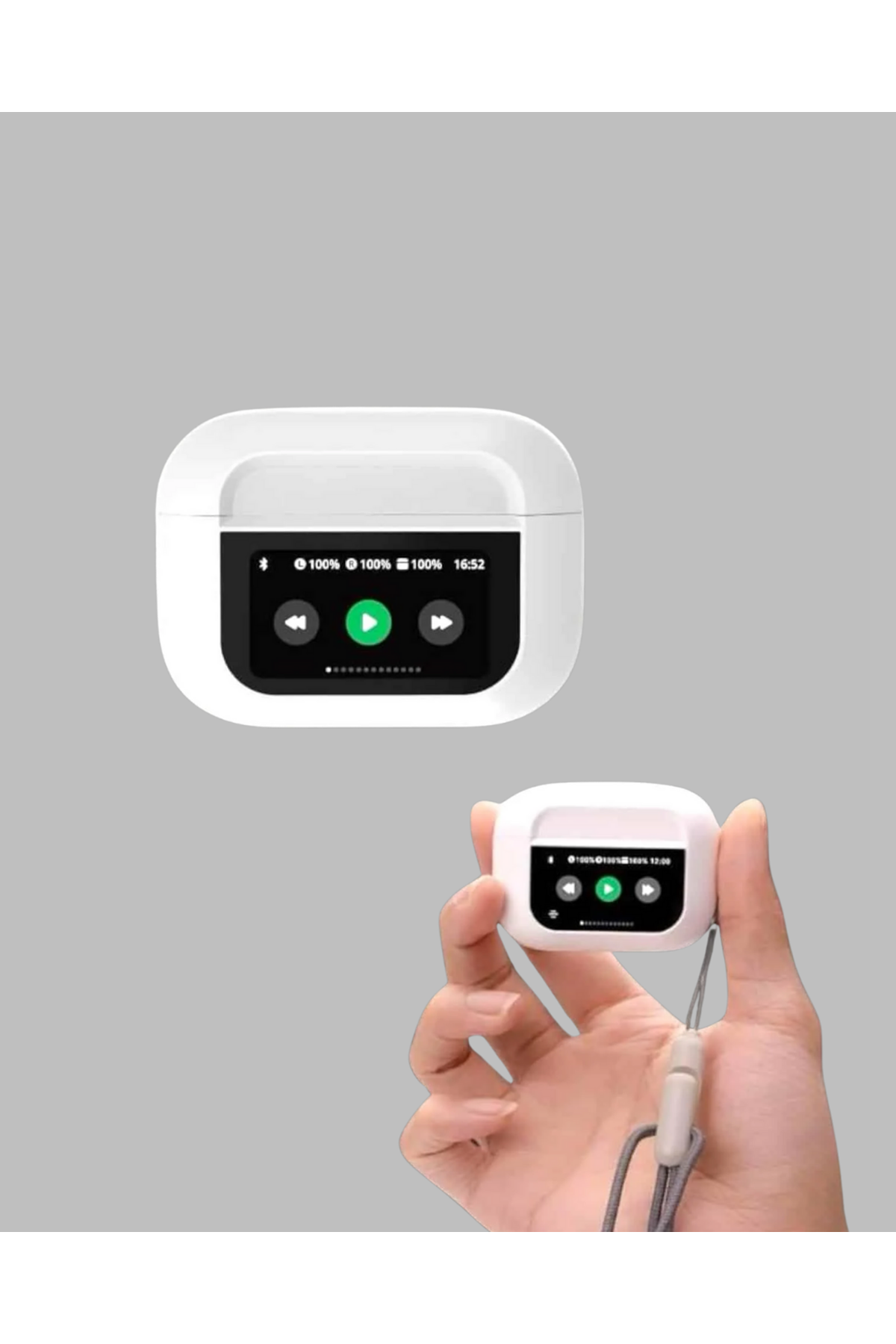 Otomatik Bağlantılı Bluetooth Kulaklık ANC Özellikli Su ve Ter Dayanıklı
