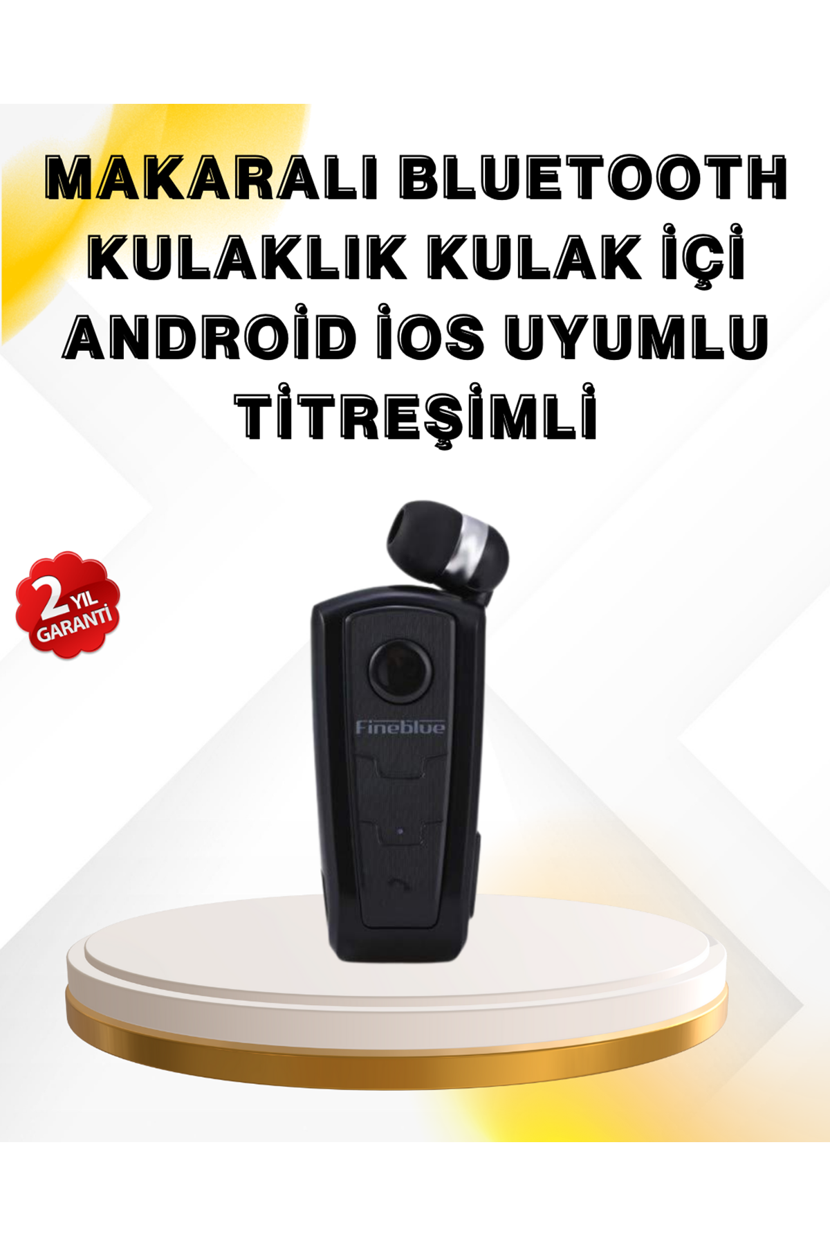Gürültü Önleyici Fineblue F910 Bluetooth Kulaklık Klipsli Model