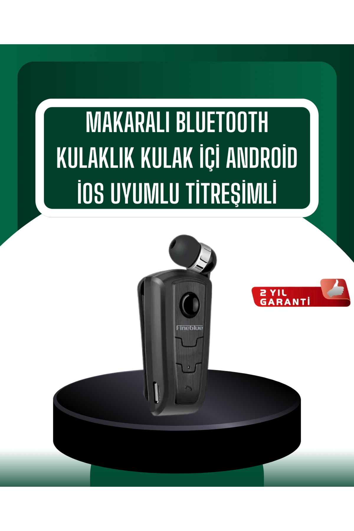 Titreşimli Bluetooth Kulaklık Fineblue F910 Uzun Pil Ömrü