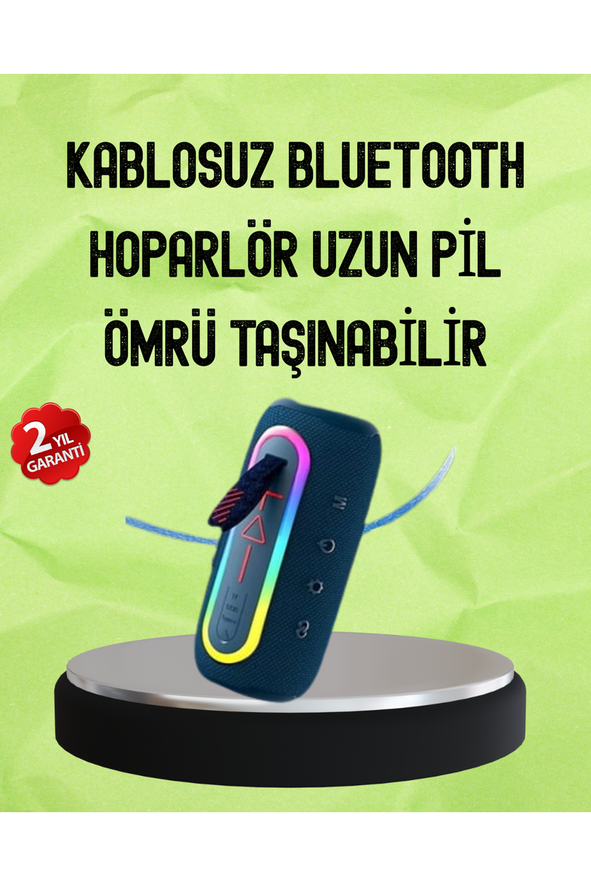 Dış Mekan Kullanıma Uygun Su Geçirmez Hoparlör