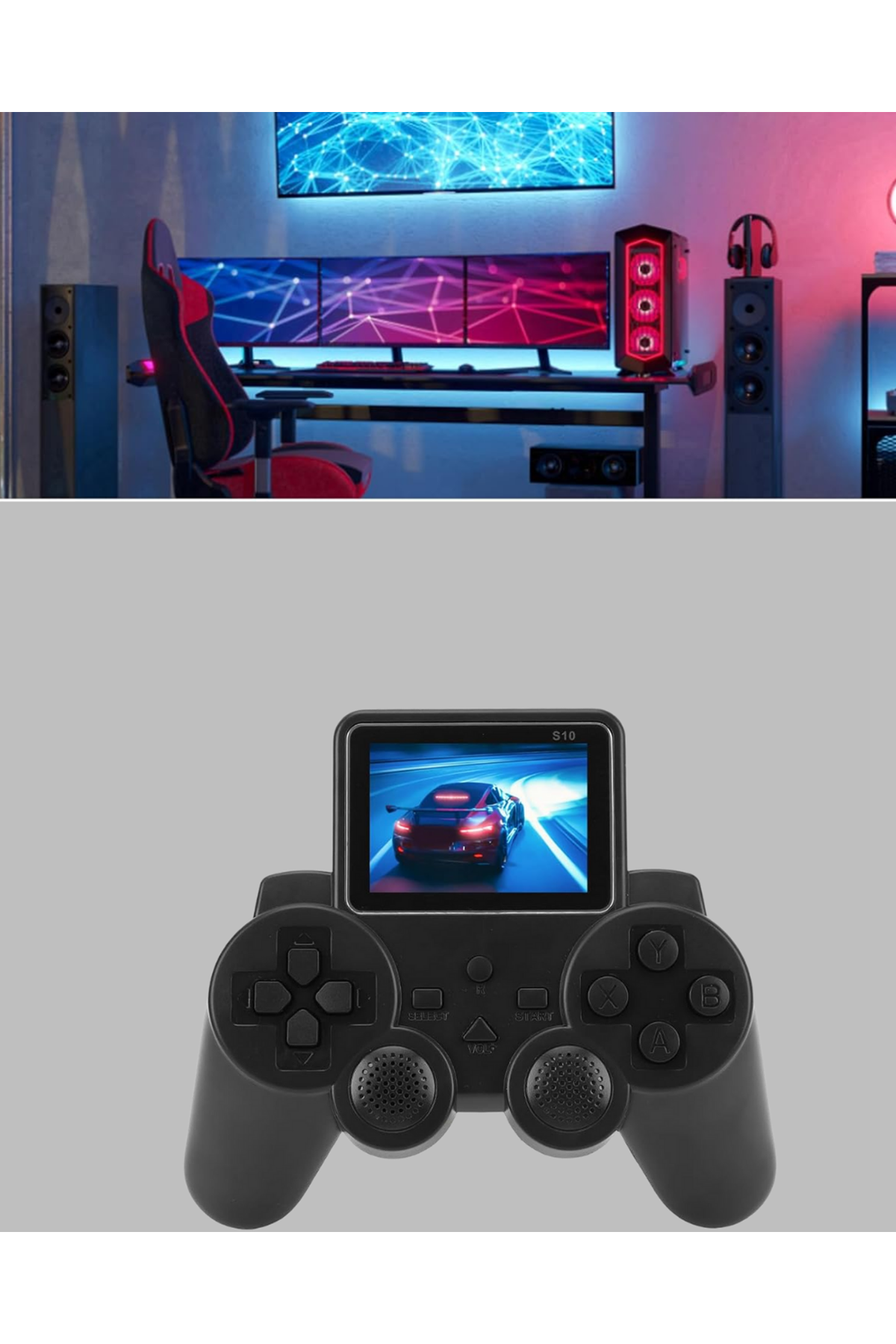 2025 S10 Gamepad 520 Klasik Retro Oyunlu TV Bağlantılı A Kalite Orijinal