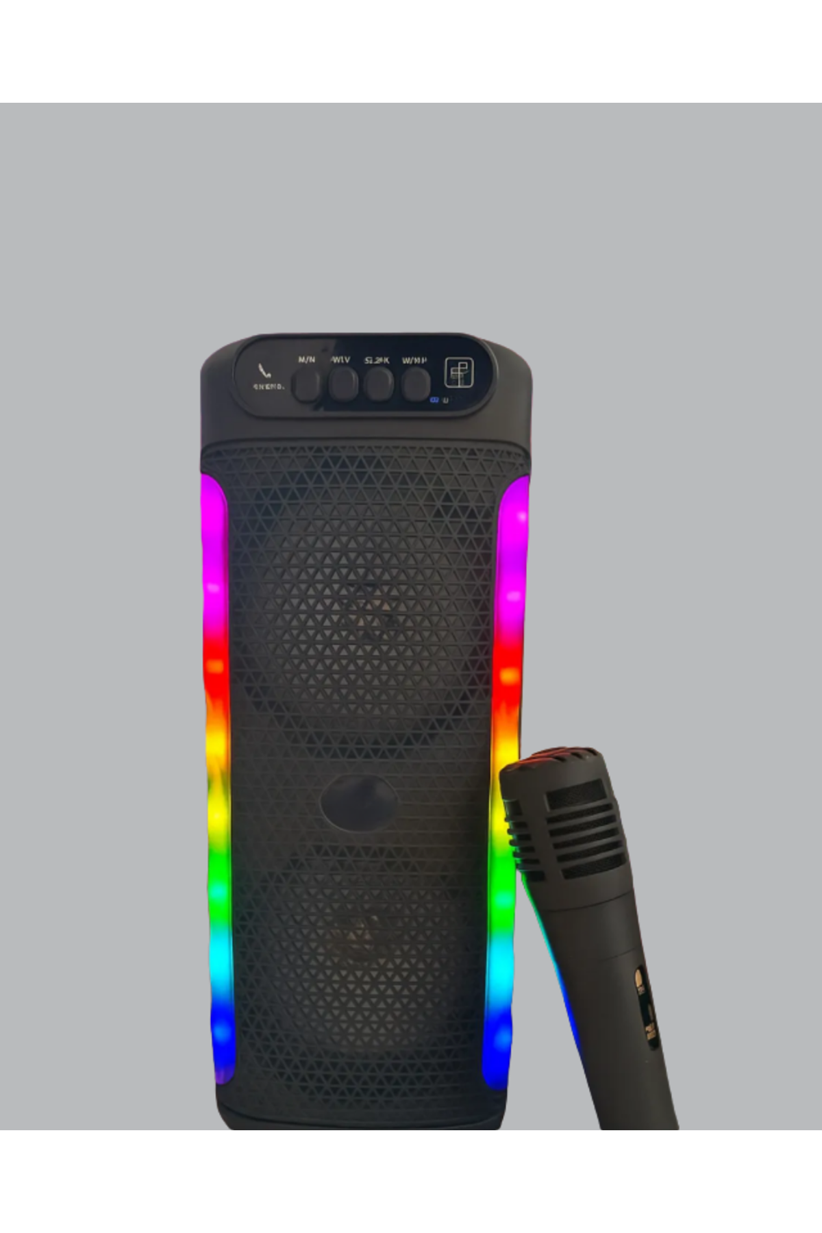 Yüksek Ses Güçlü Kablosuz Hoparlör  Karaoke Mikrofonlu