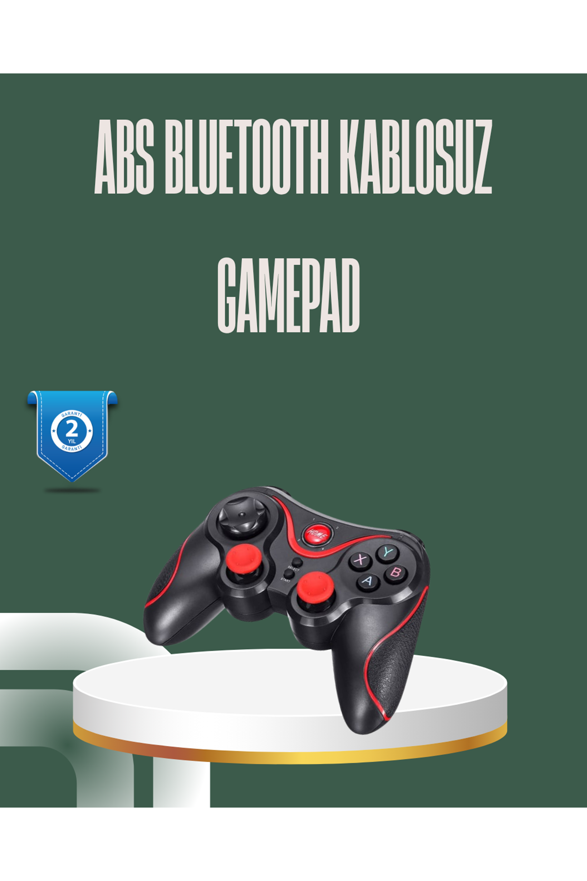 Profesyonel Oyuncu Kablosuz Gamepad Çoklu Cihaz Desteği