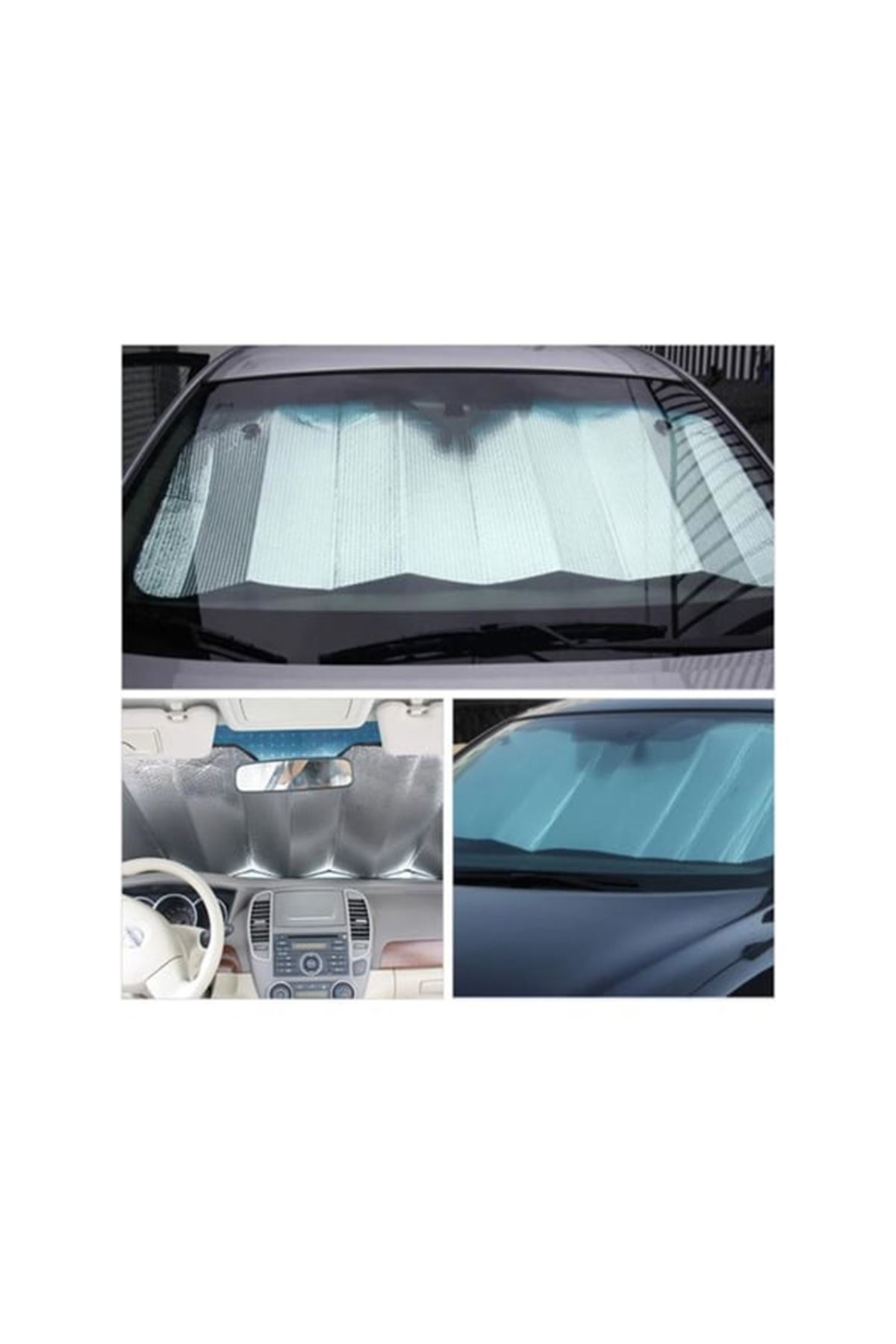UV ve Isı Önleyici Oto Ön Cam Güneşliği Hyundai i20 Fiat Egea Toyota Corolla Volkswagen Passat