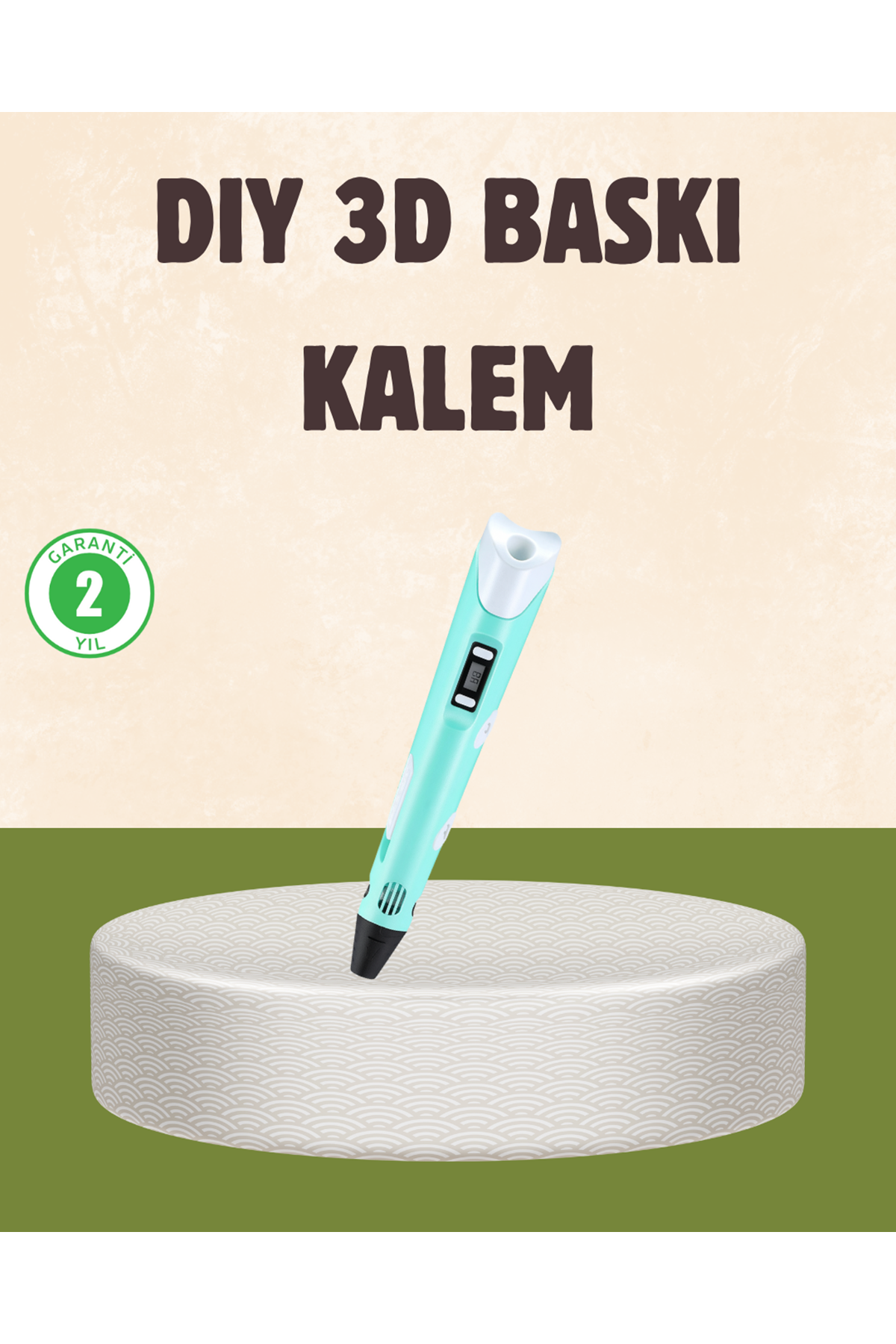 ABS ve PLA Filament Destekli 3D Yazıcı Kalem