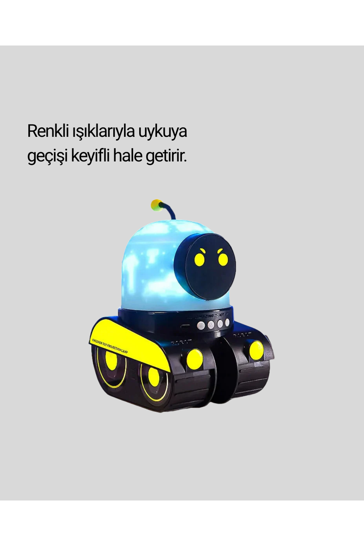 Otomatik Döner Slaytlı Üç Parlaklık Ayarlı Projektör Lamba