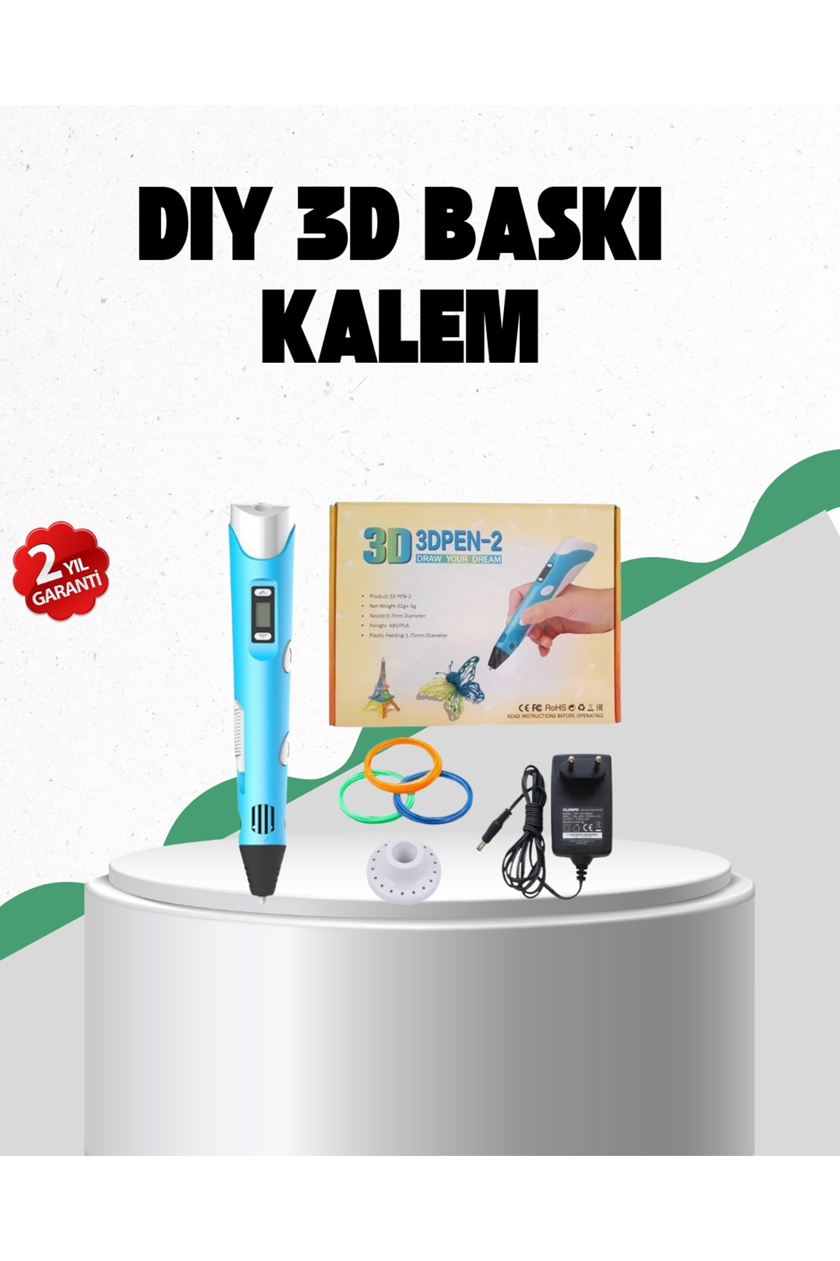 Profesyonel ve Hobi İçin 3D Modelleme Kalemi