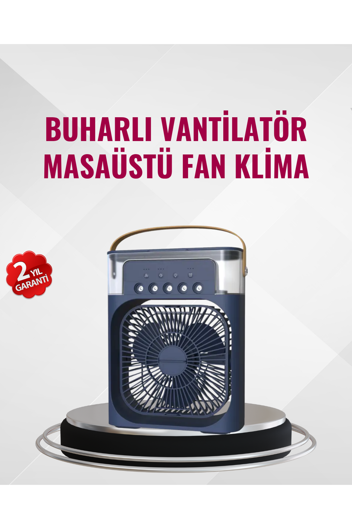 Enerji Tasarruflu Sessiz Çalışan Taşınabilir Soğutma Fanı