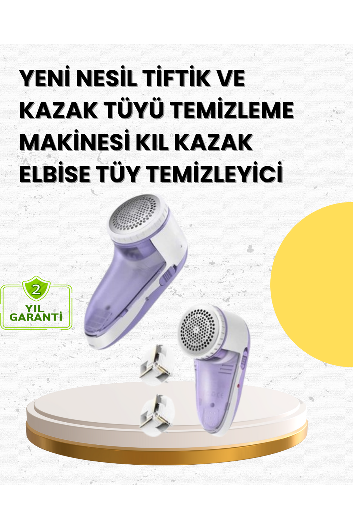 Tiftik ve Tüy Toplama Cihazı – 200ml Hazne, Kompakt Boyut