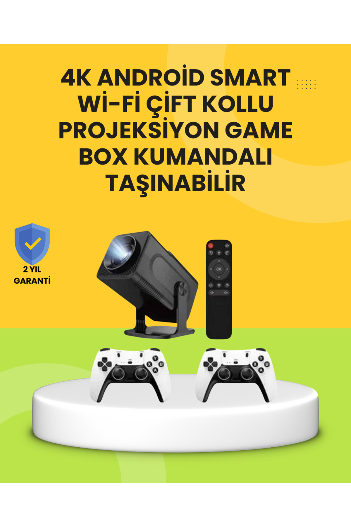 HCS350pro Android 11 İşletim Sistemli Mini Projektör