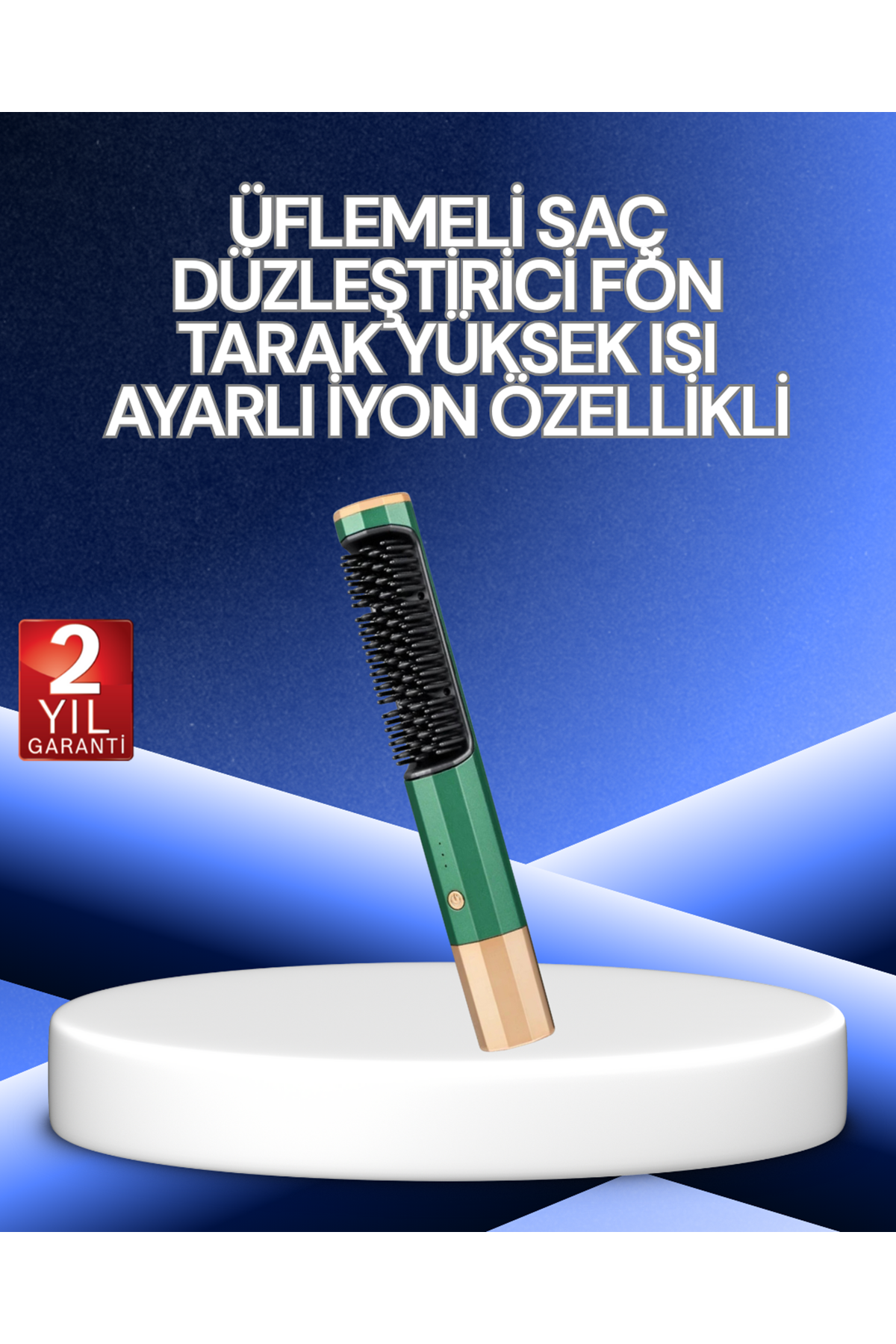 3’ü 1 Arada Saç Şekillendirme Seti – Kurutma, Düzleştirme, Tarama