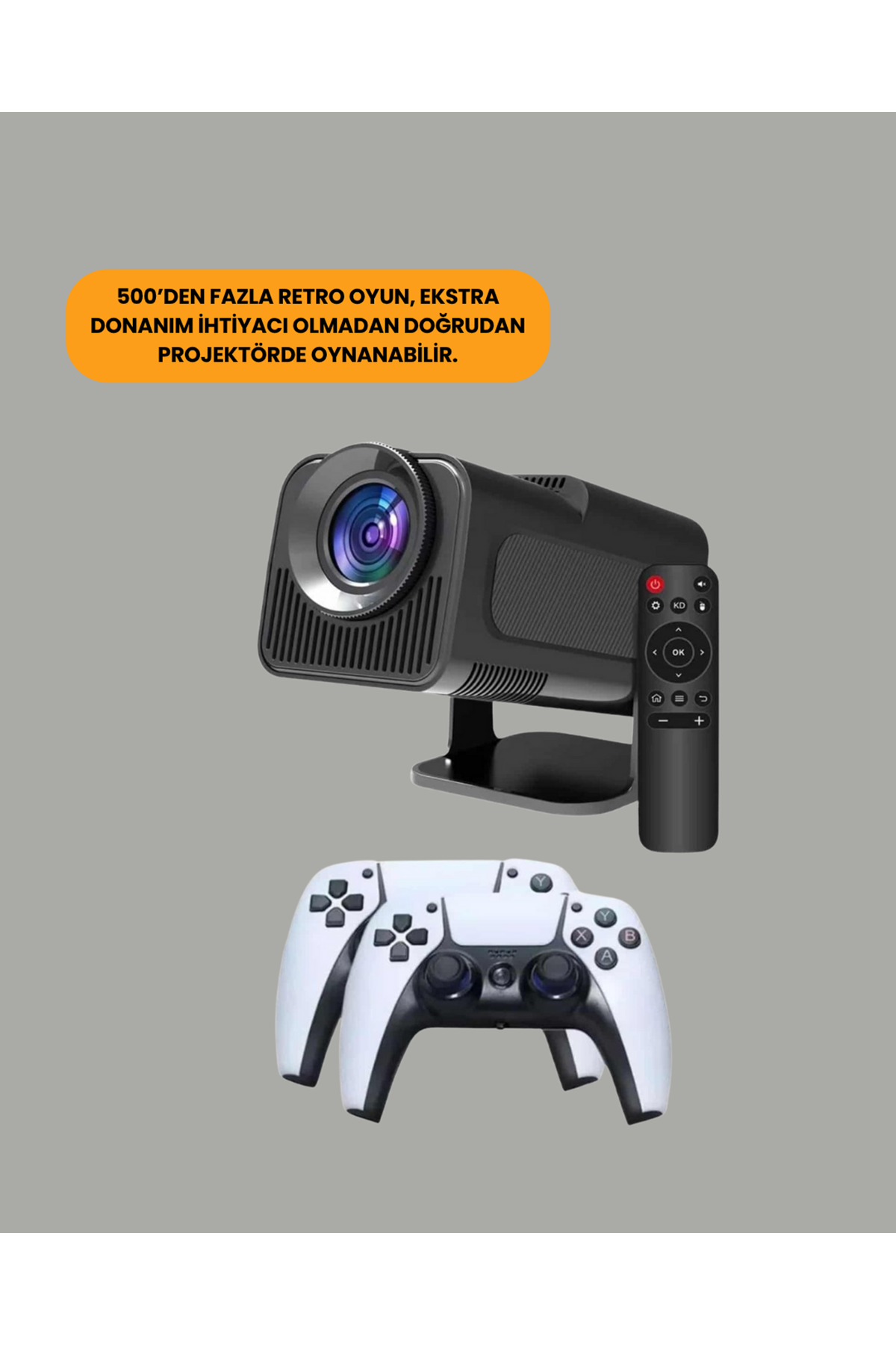 WiFi6 ve Bluetooth 5.4 Destekli LED Projektör - HCS350pro