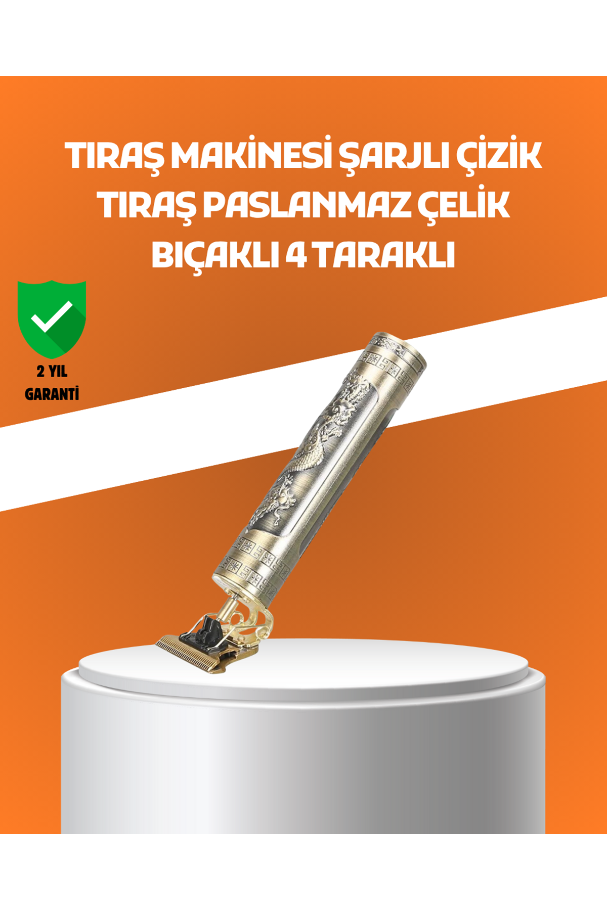 4 Başlıklı Suya Dayanıklı Saç Kesme Makinesi
