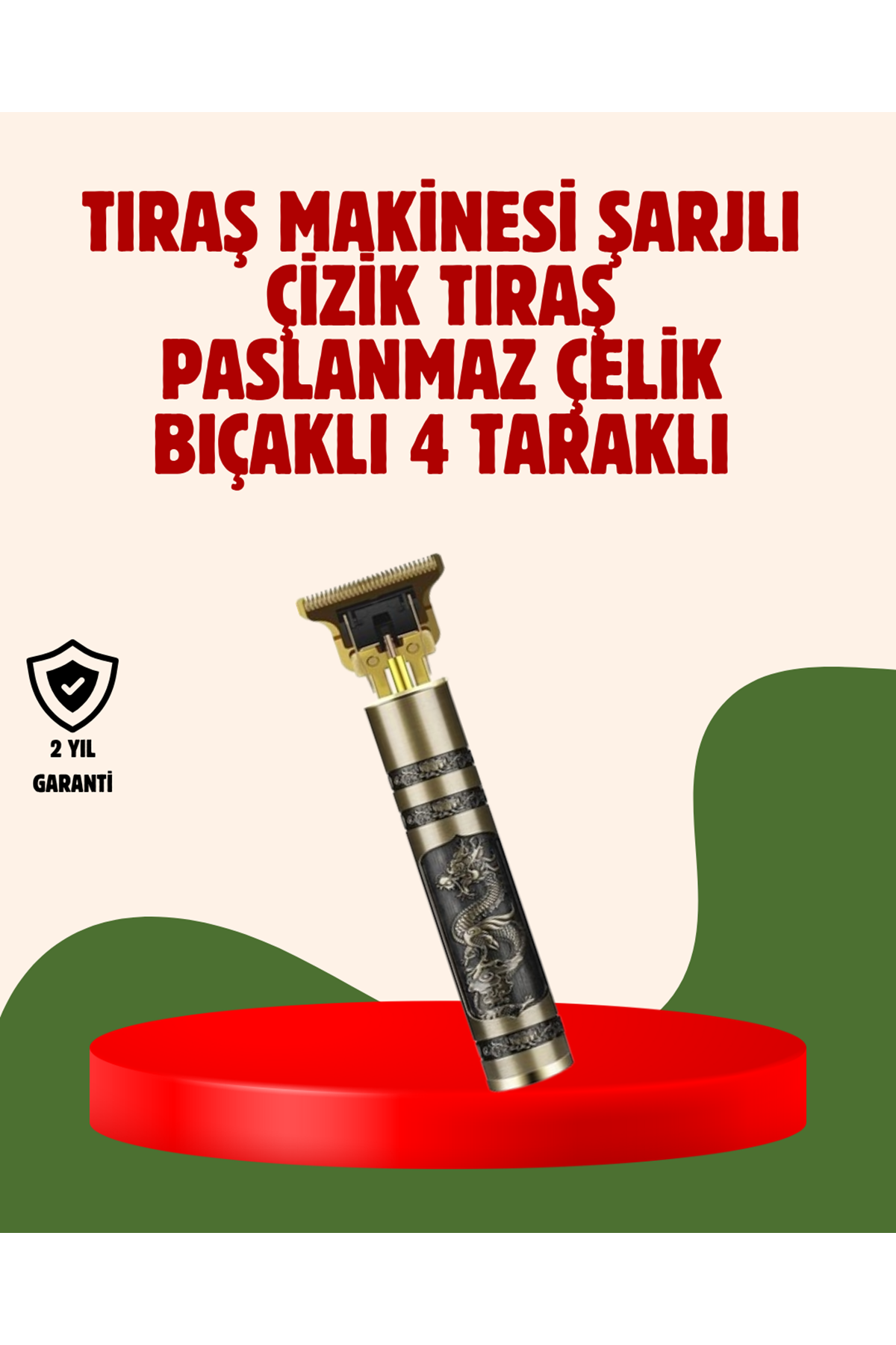 USB Şarjlı Kablosuz Saç Kesme Cihazı