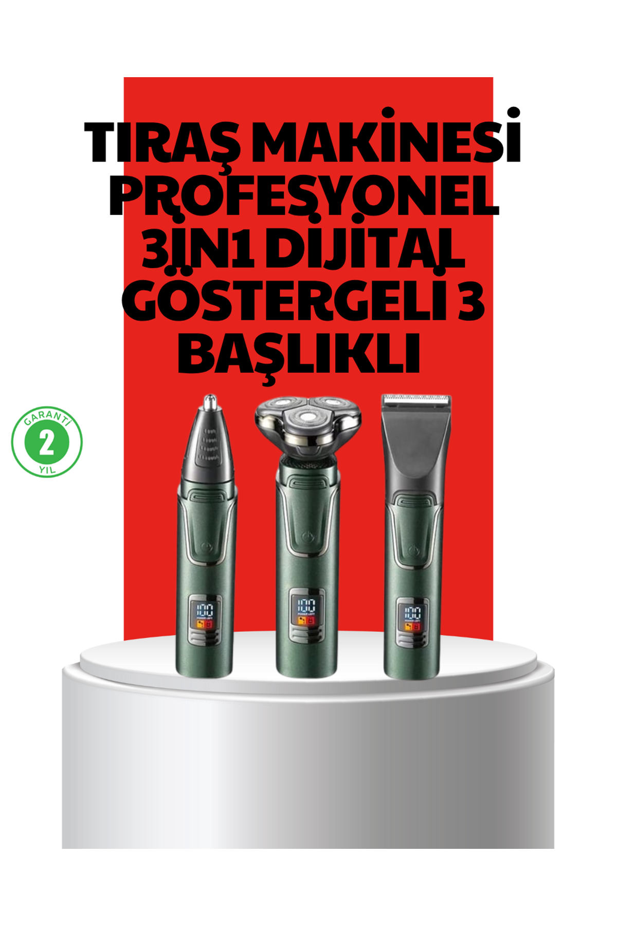 Hassas Bölgeler İçin Çok Fonksiyonlu Tıraş Makinesi