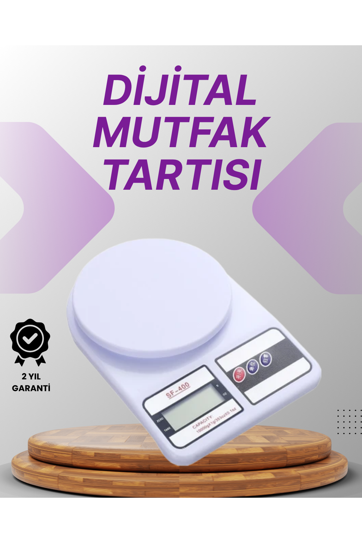 LCD Ekranlı Kompakt Dijital Terazi – Gram ve Ons Ölçüm
