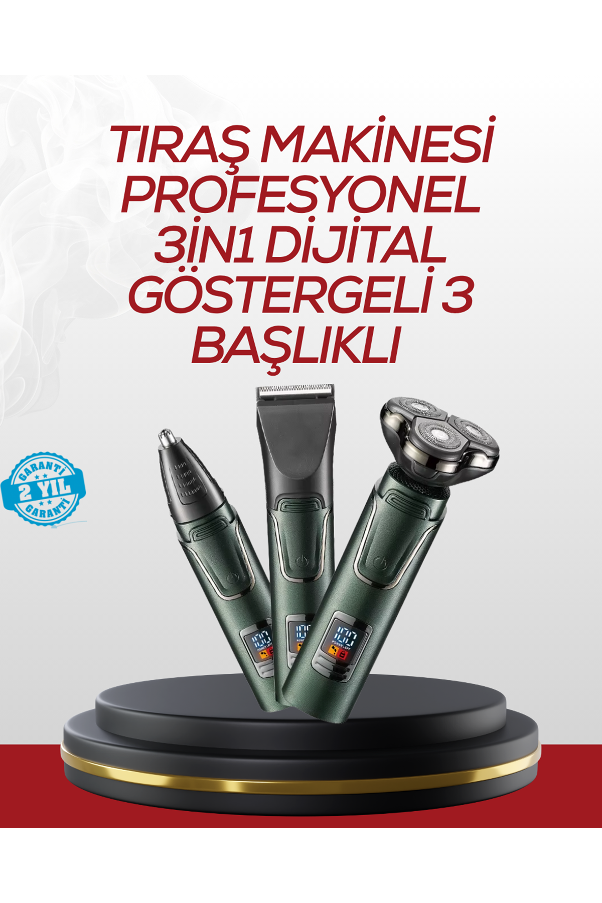Burun, Sakal ve Saç İçin Erkek Tıraş Cihazı