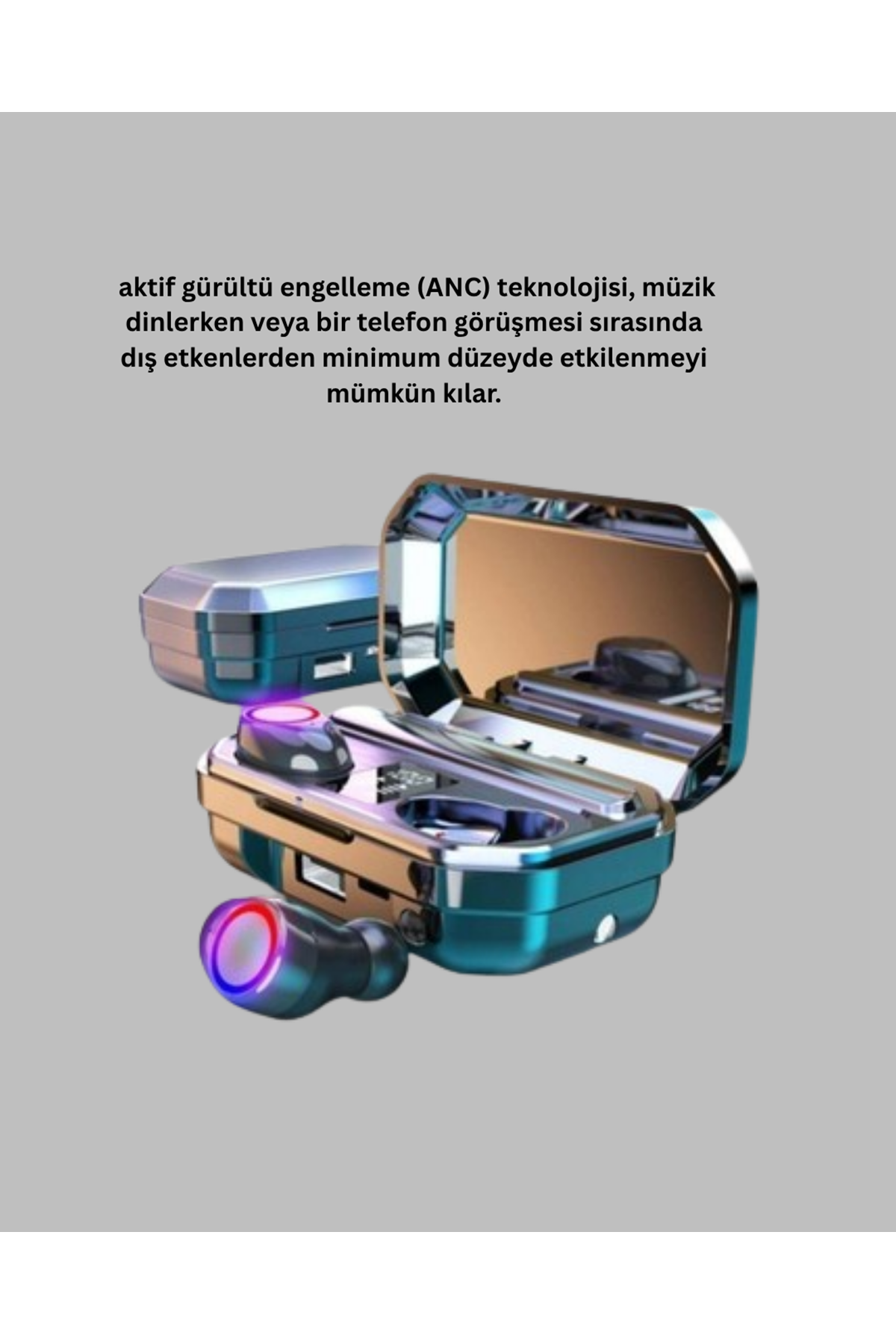 Dahili Mikrofonlu Kablosuz Kulaklık – Net Görüşme Kalitesi