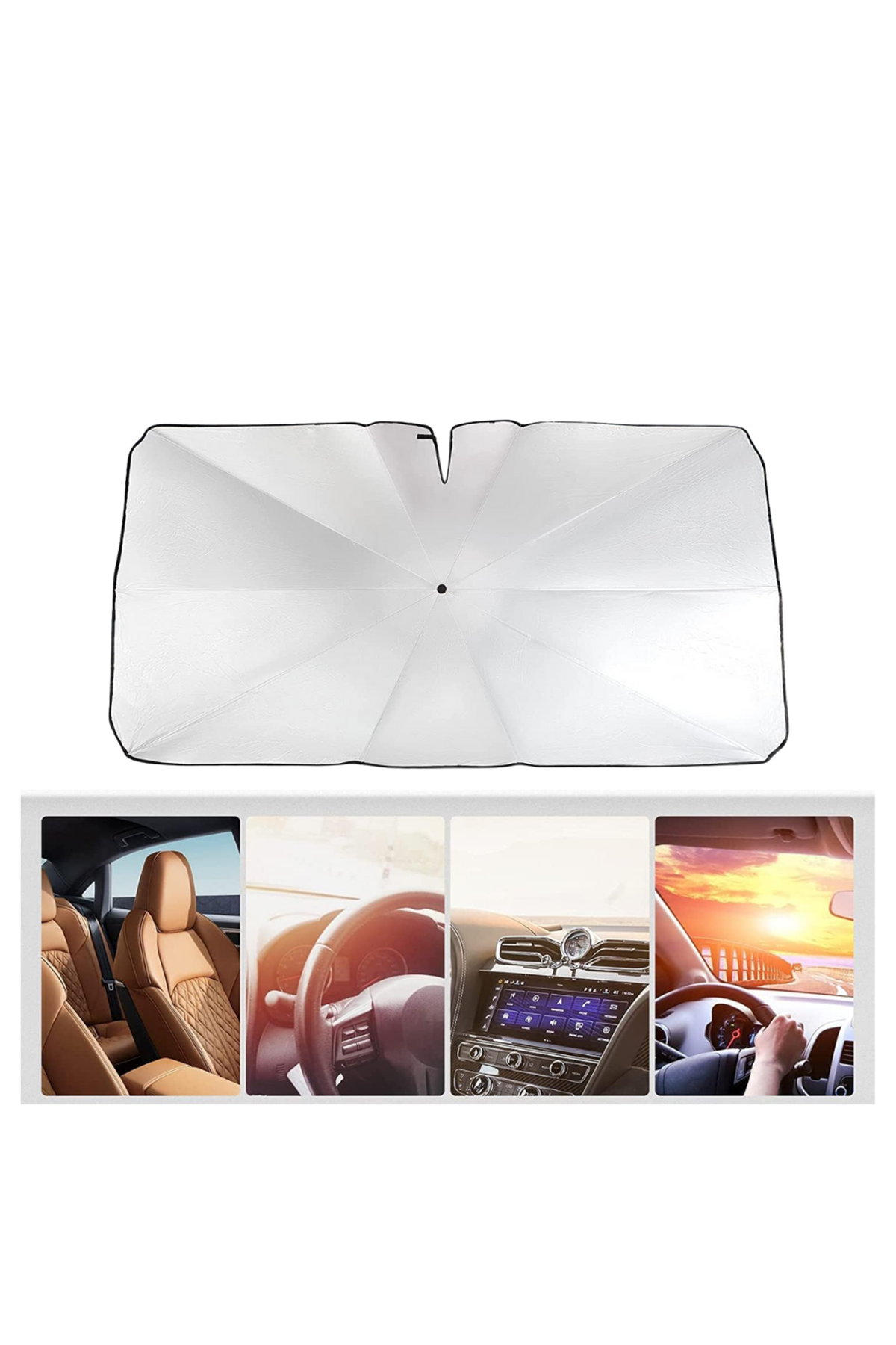 Citroen C-Elysee, Fiat Albea, Renault Thalia, Hyundai Accent Era, Ford Fusion Uyumlu Oto Şemsiye