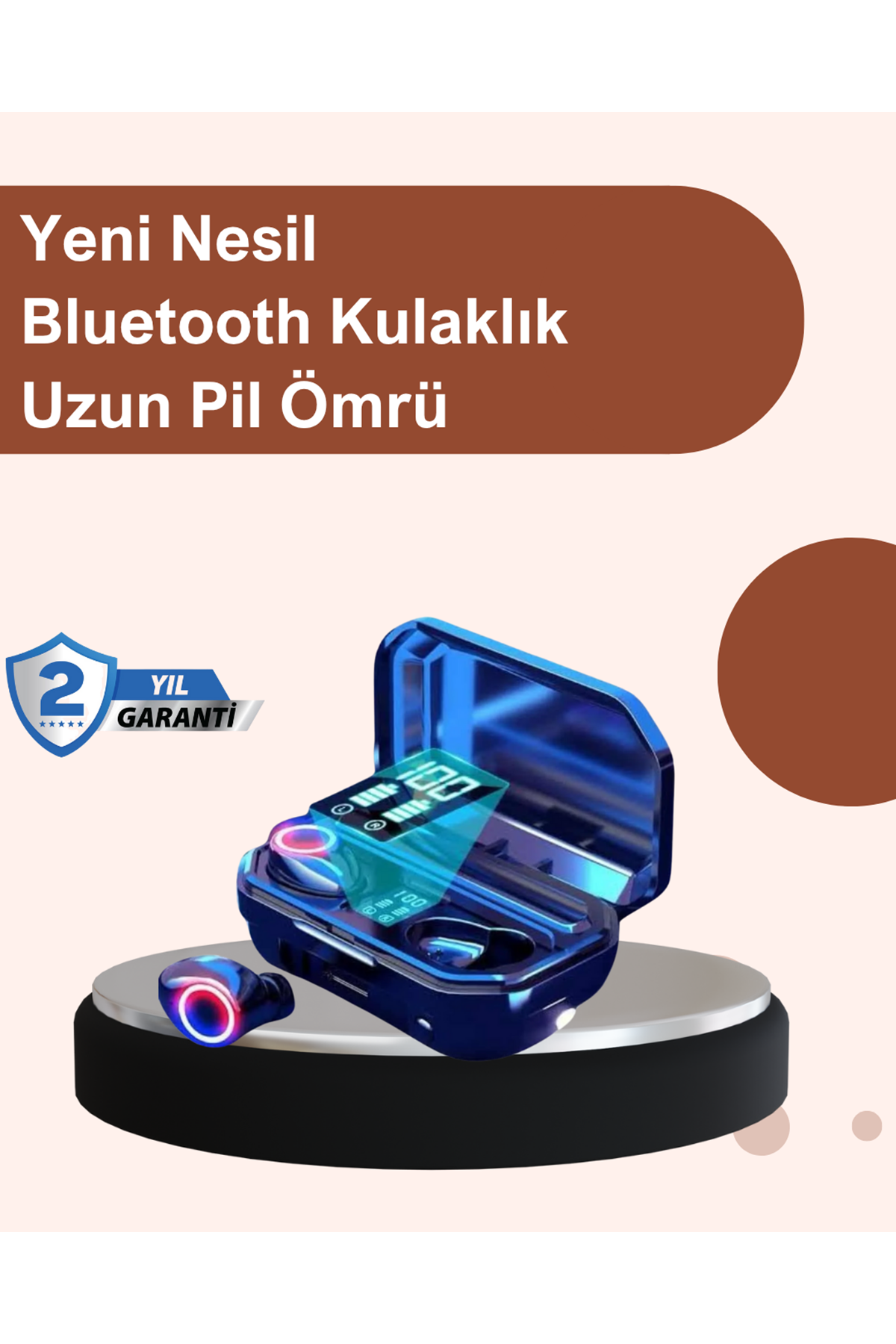 Şarj Kutulu TWS Kulaklık – Otomatik Eşleşme ve Hızlı Şarj