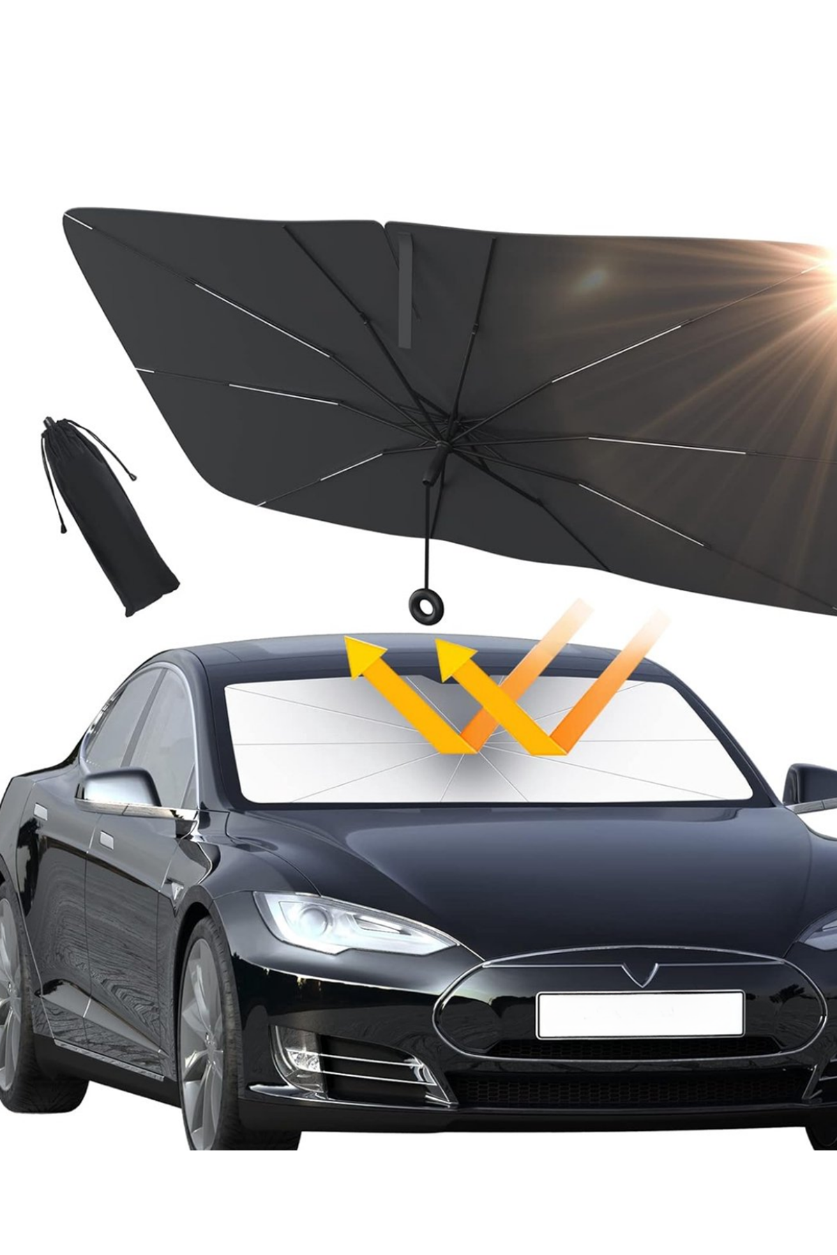 Citroen C-Elysee, Fiat Albea, Renault Thalia, Hyundai Accent Era, Ford Fusion Uyumlu Oto Şemsiye