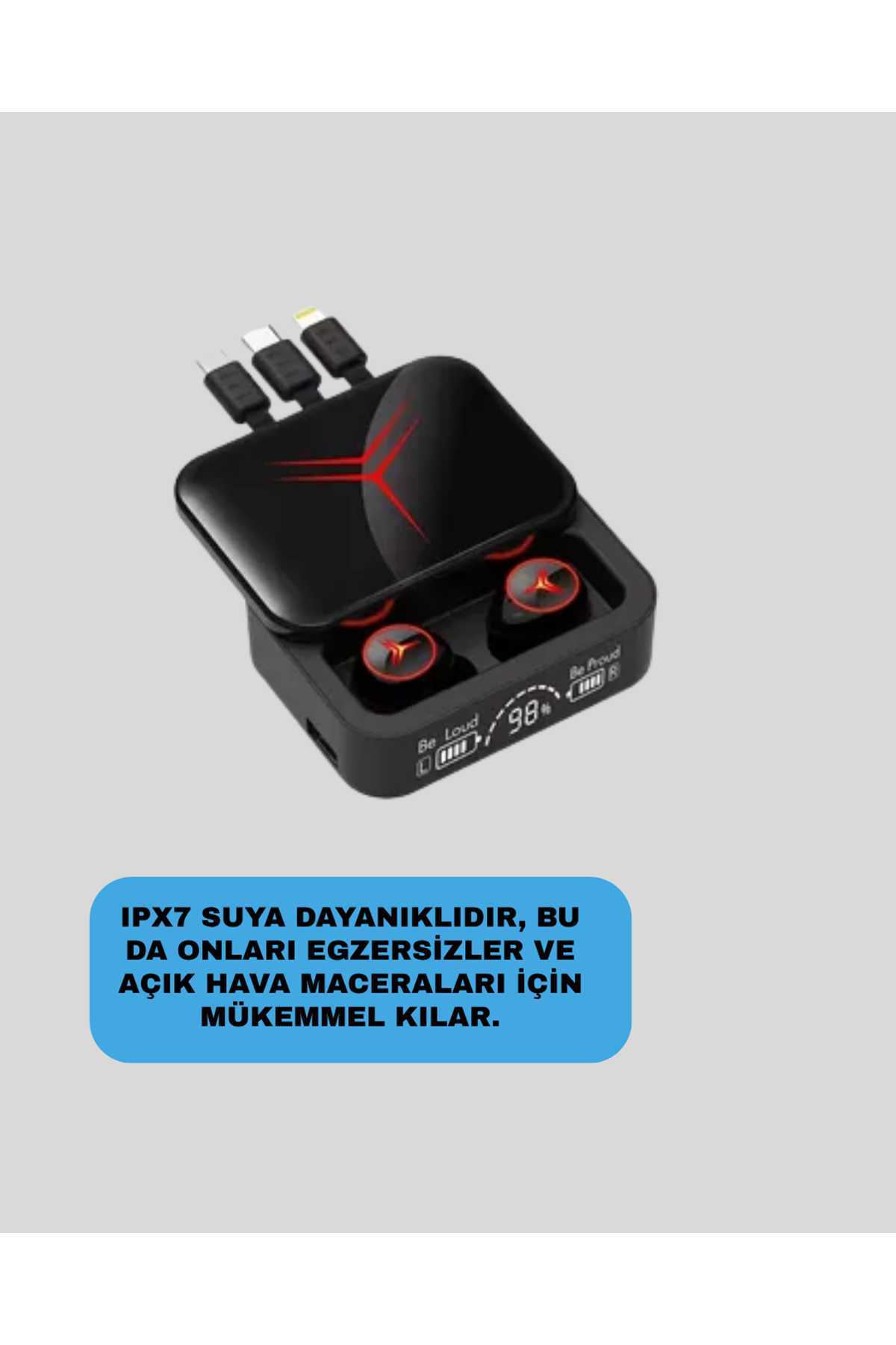 Kristal Ses Kaliteli Bluetooth Kulaklık – Android ve iOS Uyumlu