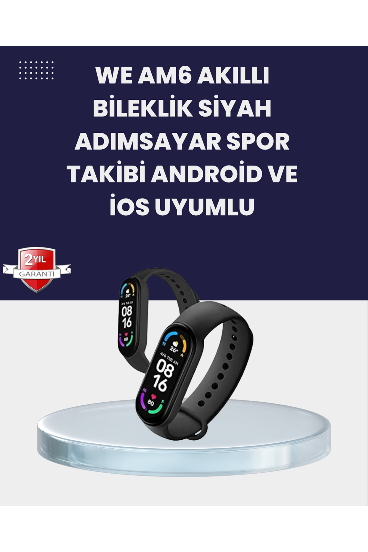 Titreşimli Bildirimli Akıllı Saat – Uyku Analizi ve Spor Modlarıyla
