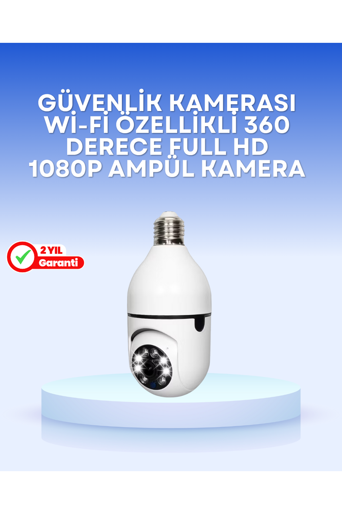 Duy Uyumlu Akıllı Güvenlik Kamerası – Basit Kurulum ve Net Görüntü