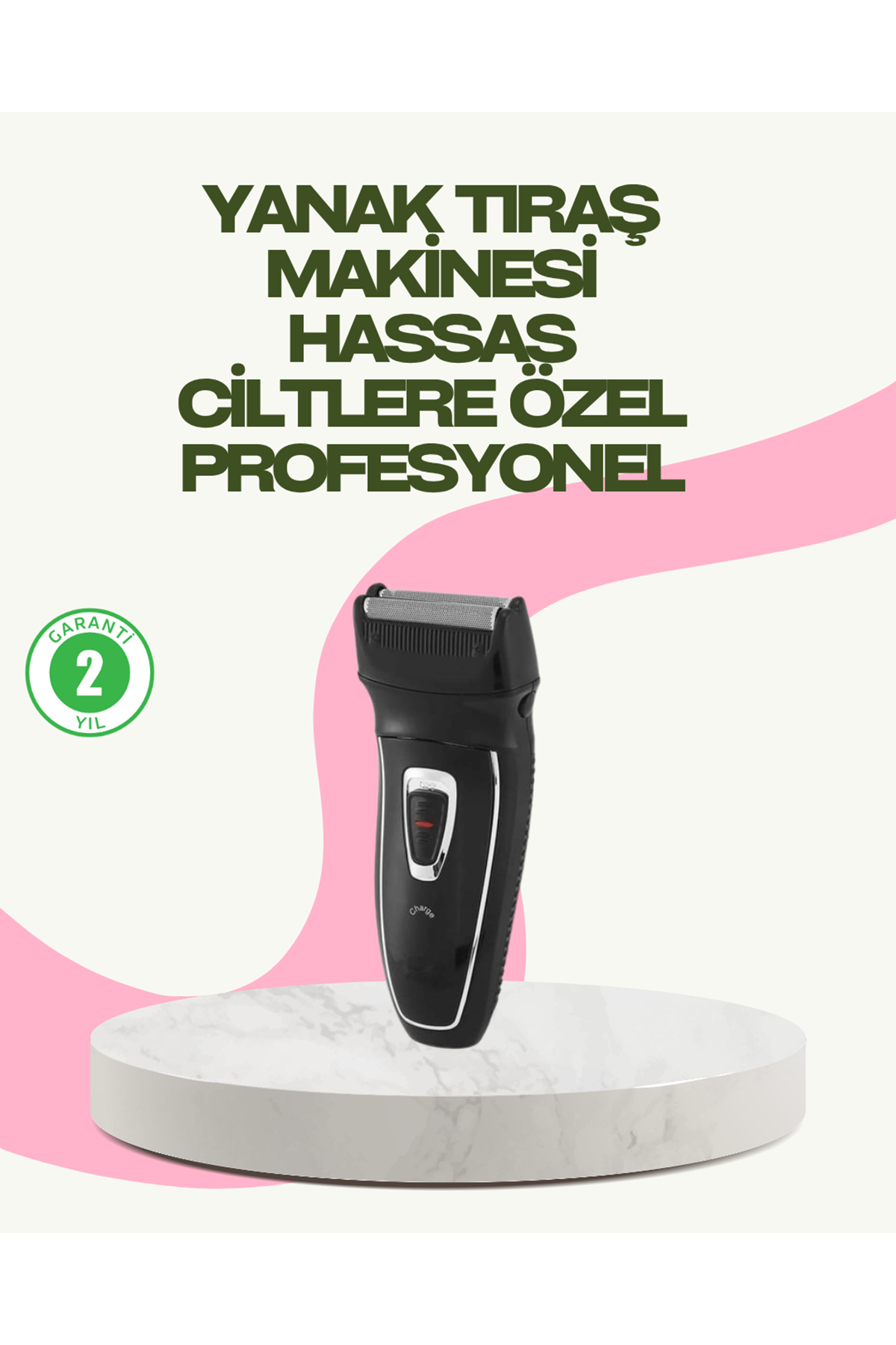Darbelere Dayanıklı Kablosuz Erkek Tıraş Aleti