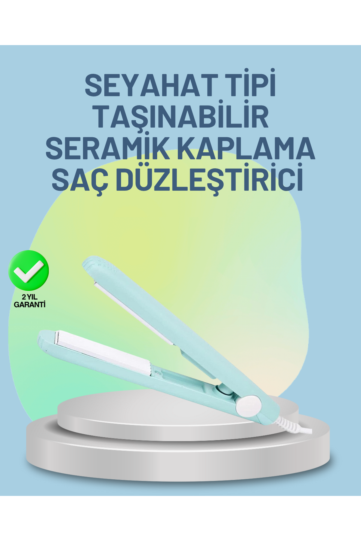 30 Saniyede Isınan PTC Teknolojili Saç Şekillendirici – Sabit Isı Kontrollü, Hızlı Performans