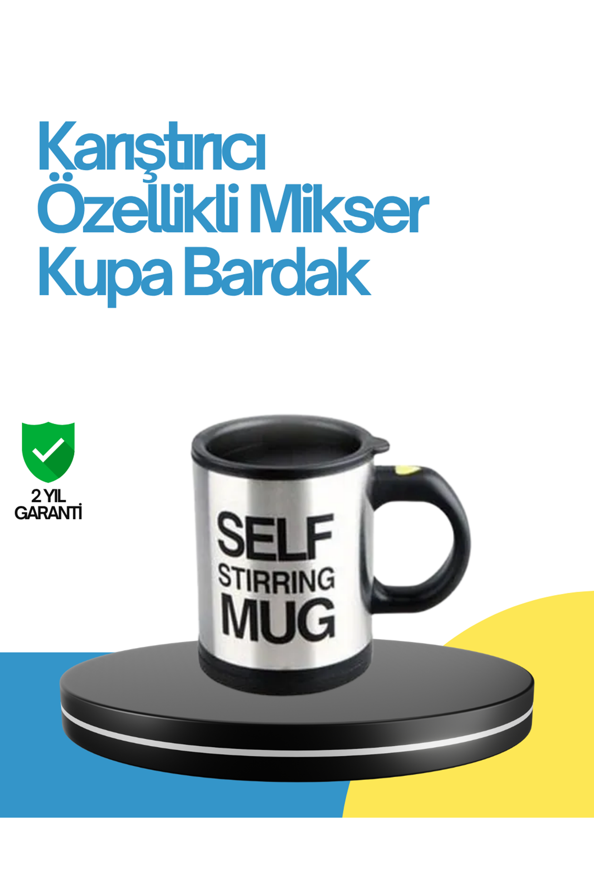 Kendi Kendini Karıştıran Termos Kupa – Pratik, Güçlü Motorlu ve Termos Özellikli