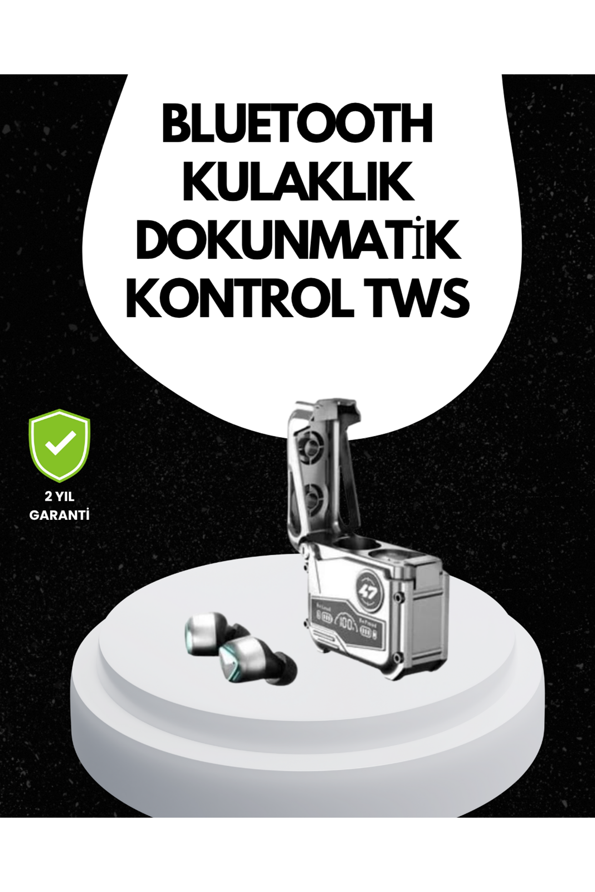 Suya Dayanıklı Kulak İçi Kablosuz Kulaklık – Ergonomik Tasarım ve Yüksek Pil Performansı