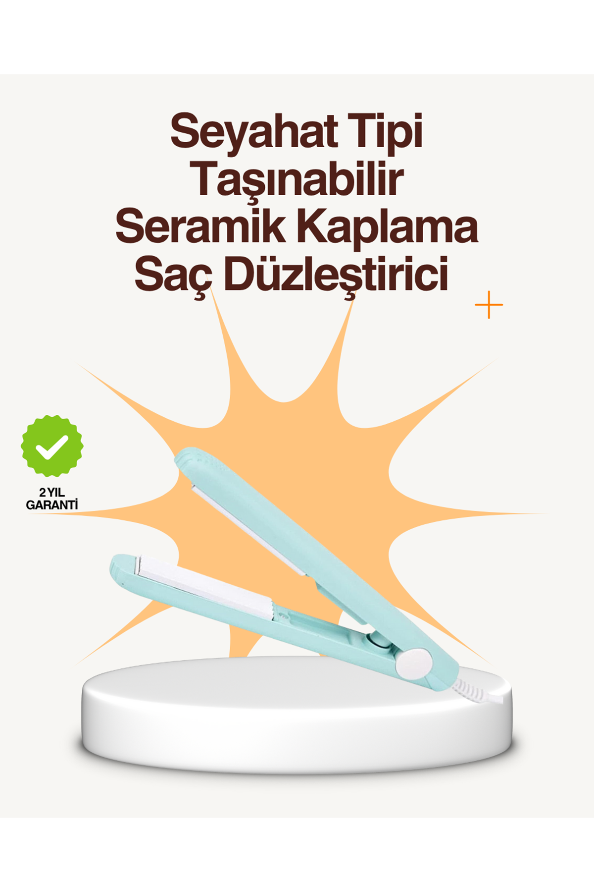 Seramik Kaplamalı, Saç Hasarını Azaltan Kısa Saçlara Uygun Bukle Maşası