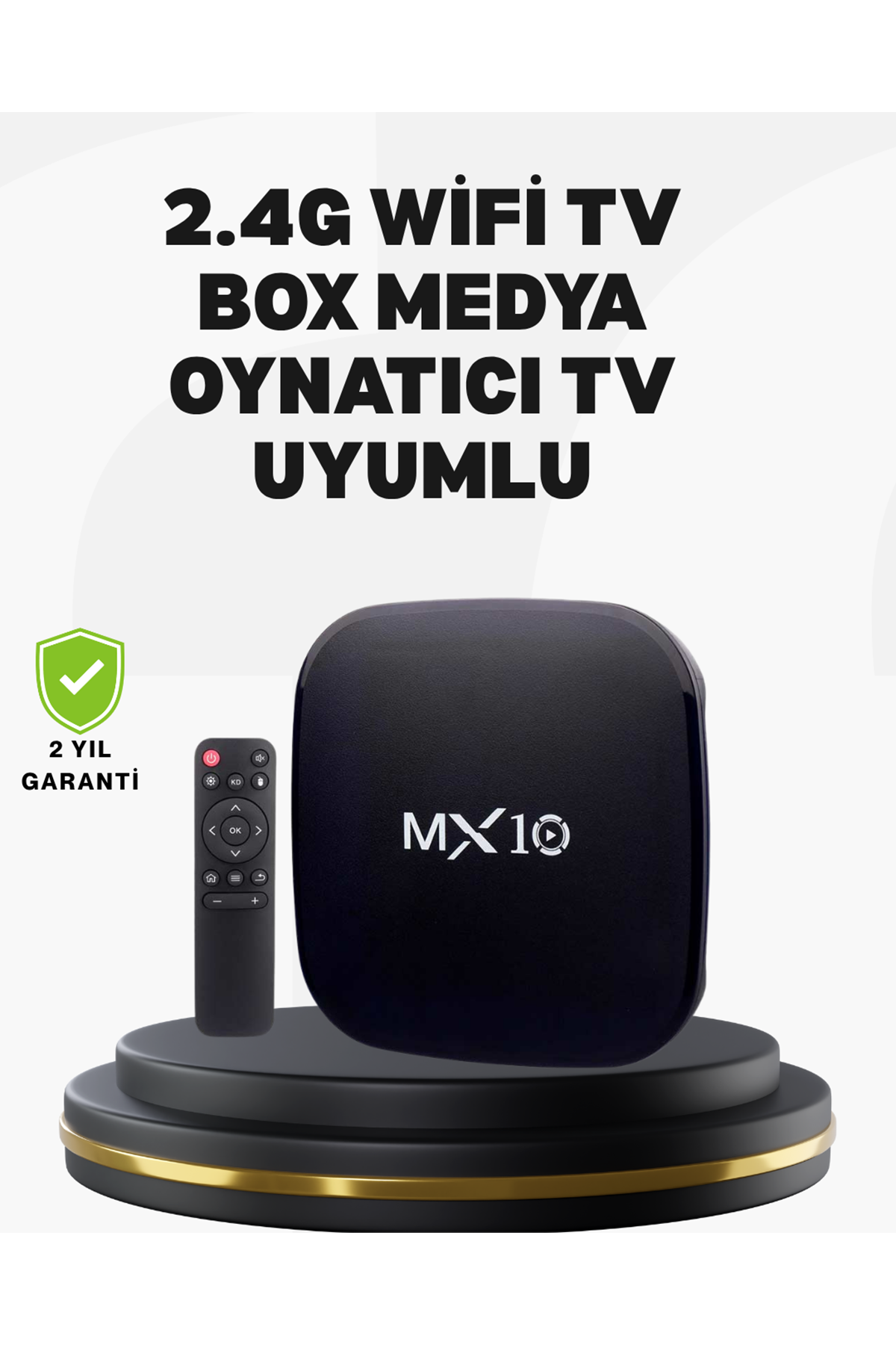 Android Tabanlı Akıllı Medya Oynatıcı – 4 Çekirdekli İşlemci, Ekran Yansıtmalı