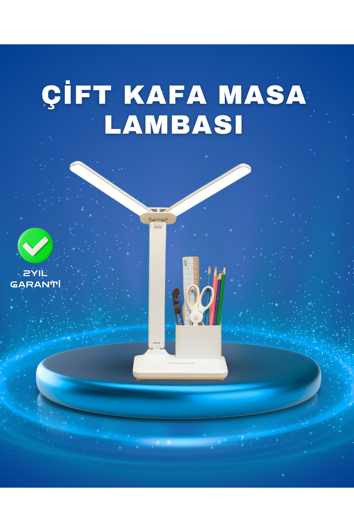 3’ü 1 Arada Çok Amaçlı Masa Lambası | Göz Yormayan Işık, Organizer Tasarım