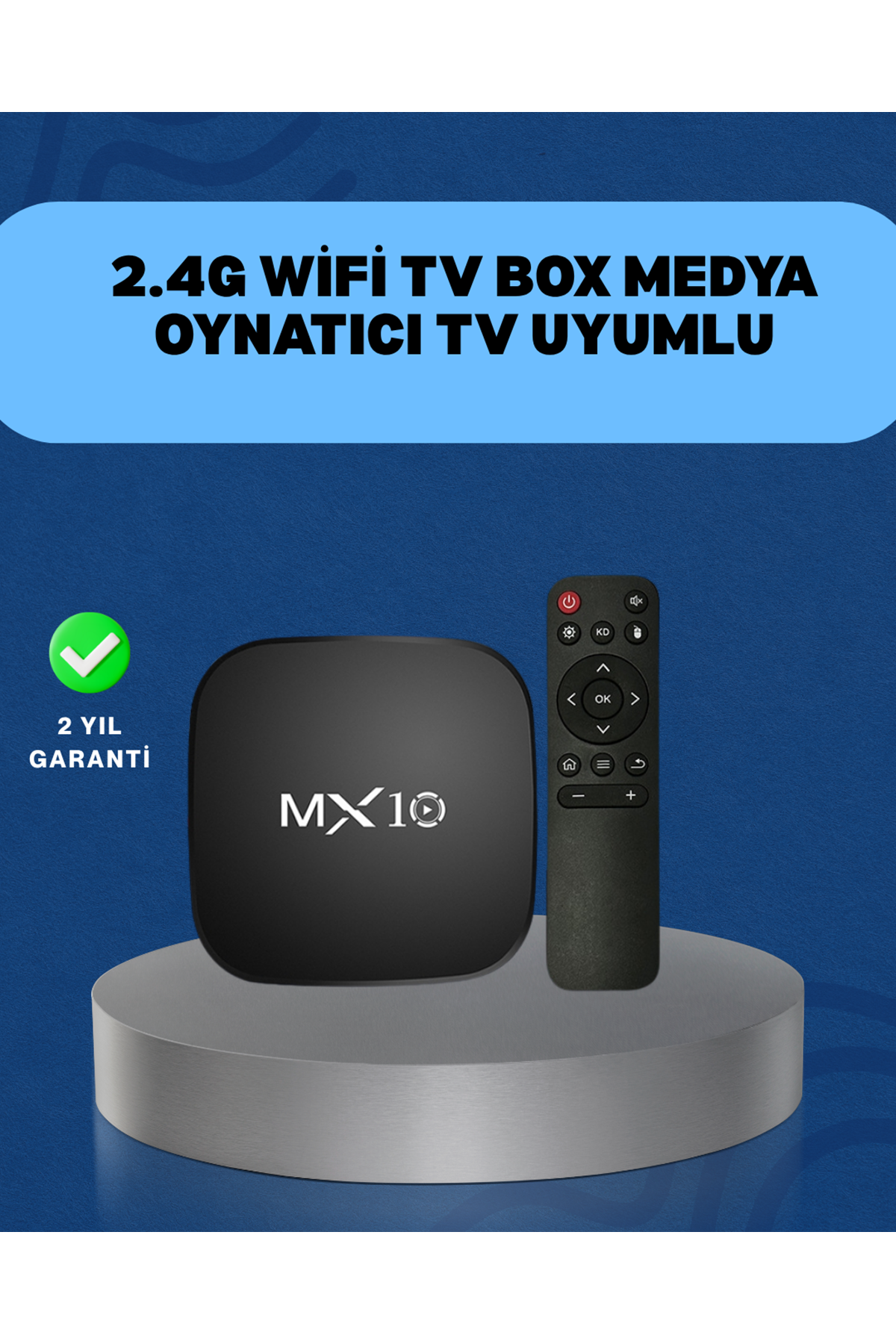 4K Medya Kutusu HDMI-USB Bağlantılı Android TV Çözümü