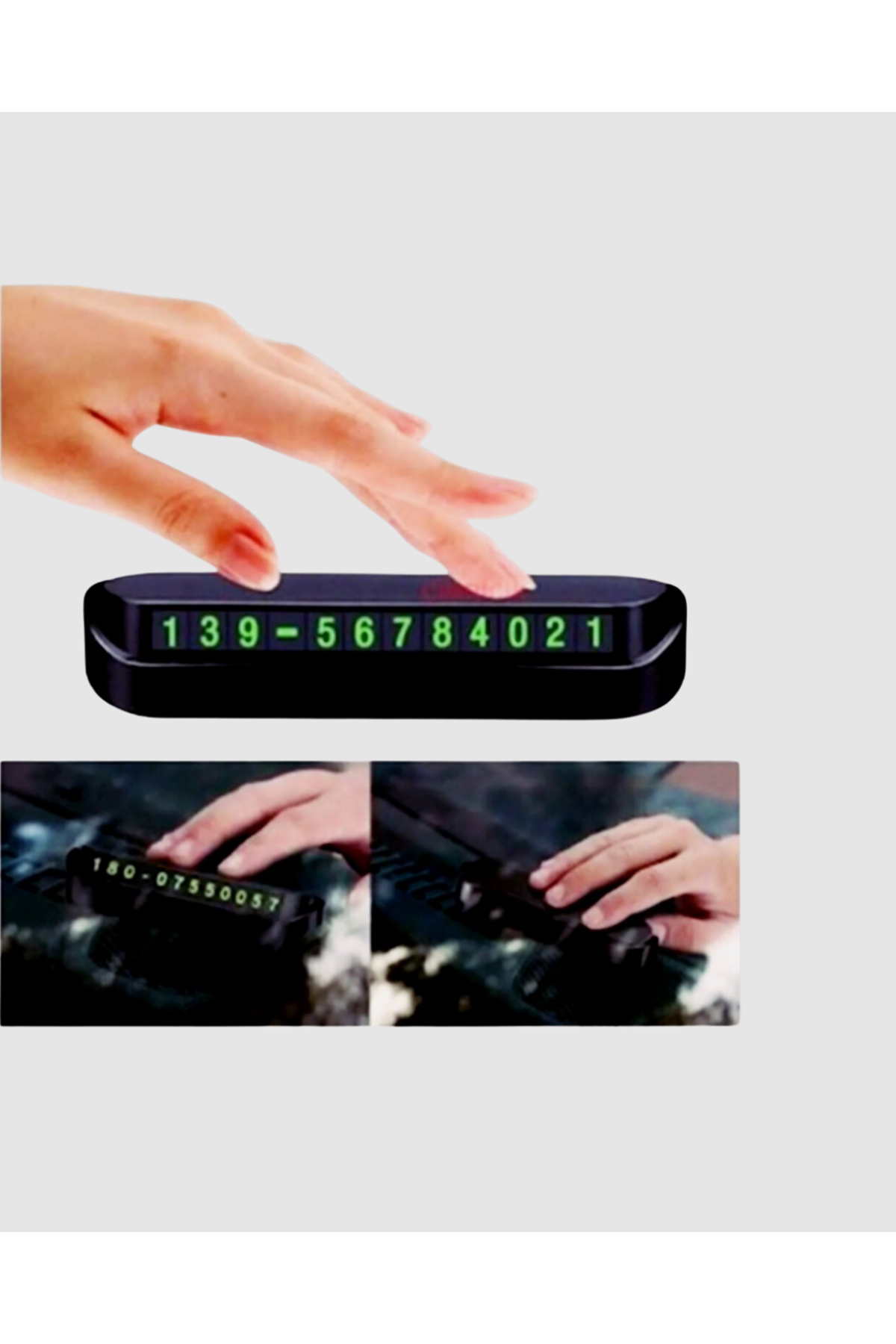 Şık ve İşlevsel Fosforlu Araç Numaratörü – Kolay Kullanım, Yüksek Görünürlük