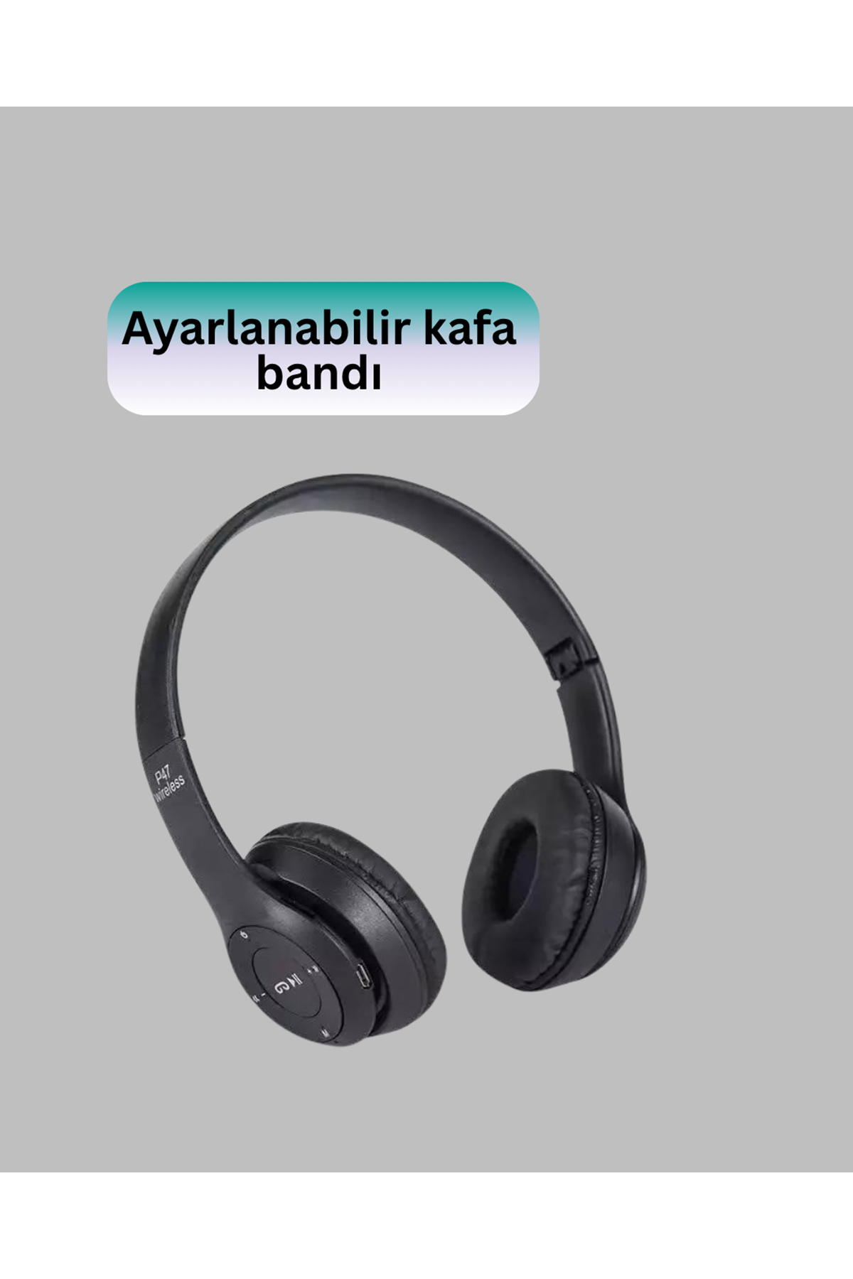 Katlanabilir Tasarımlı Bluetooth 5.0 Kulaklık | Eller Serbest Arama ve Çift Cihaz Desteği