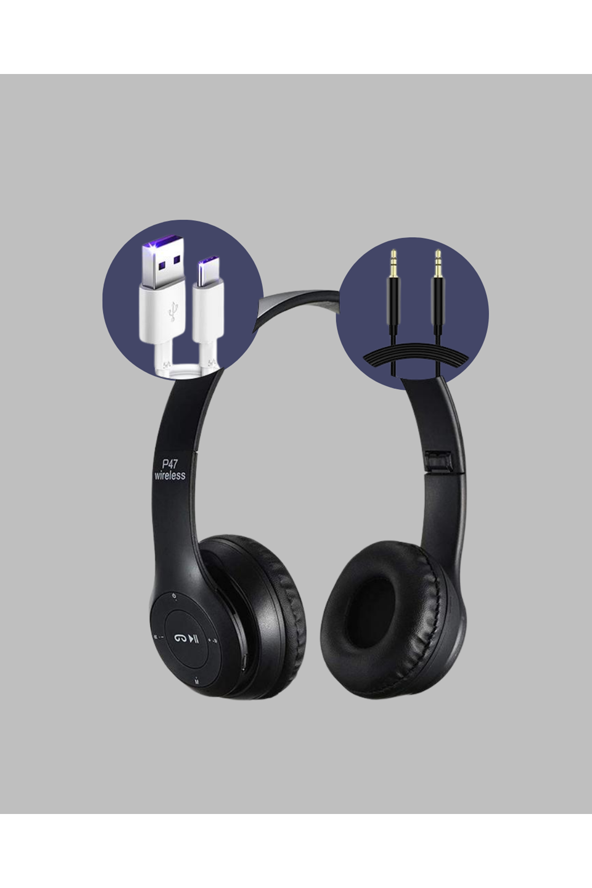 Kablolu & Kablosuz Kullanım Seçeneği Sunan Stereo Bluetooth Kulaklık