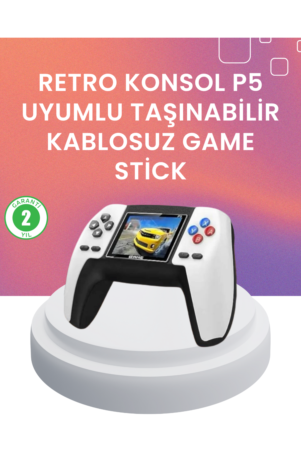 Kompakt Retro Oyun Konsolu | P5 GamePad ile Eski Günlere Dönün