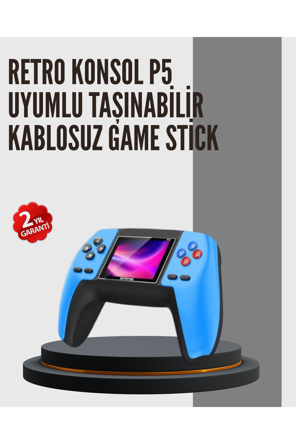 Nostaljik Mini GamePad | 520 Hazır Oyun, Tak ve Oyna