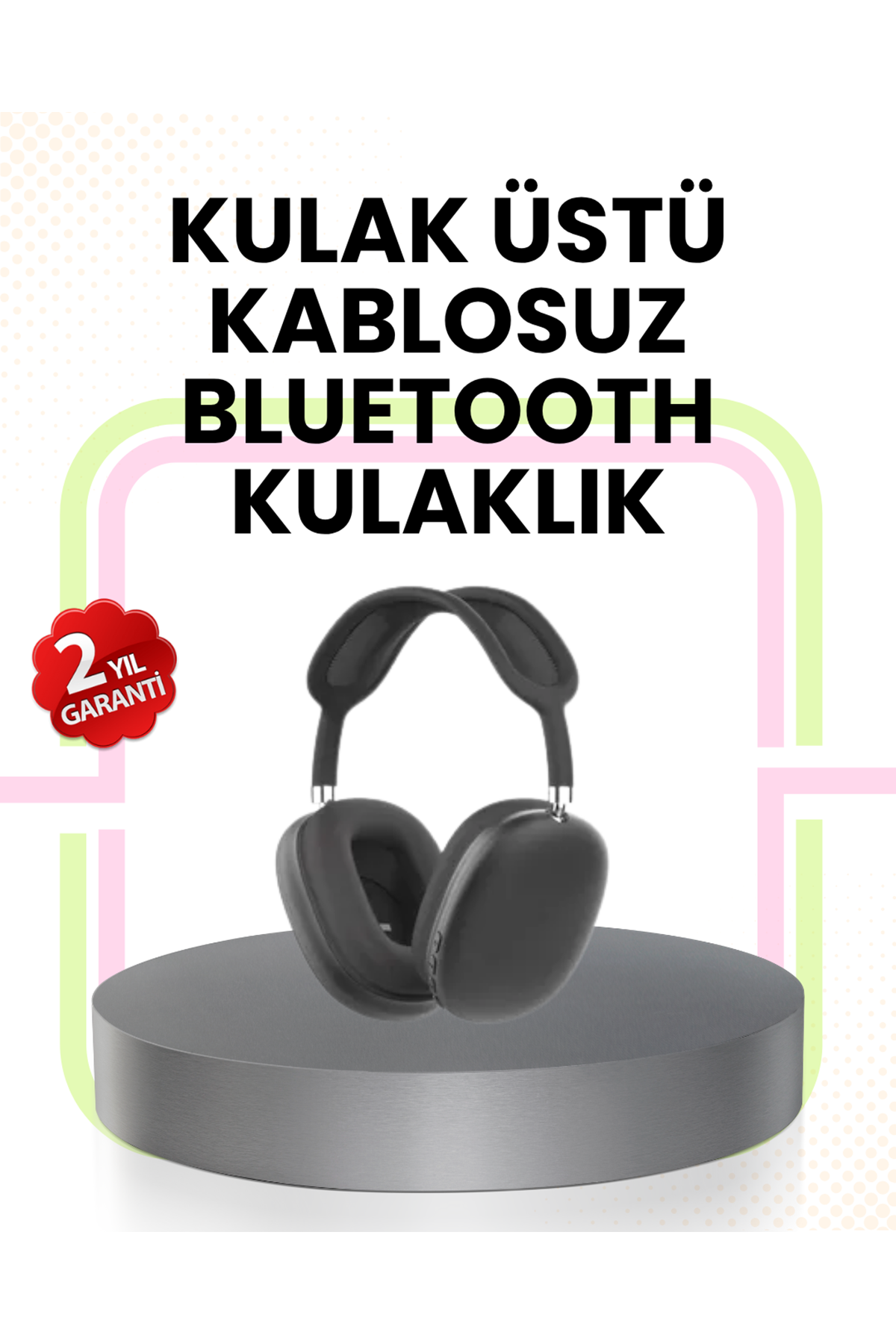 Gürültü Azaltmalı Bluetooth Kulaklık | 5 Saat Kesintisiz Müzik