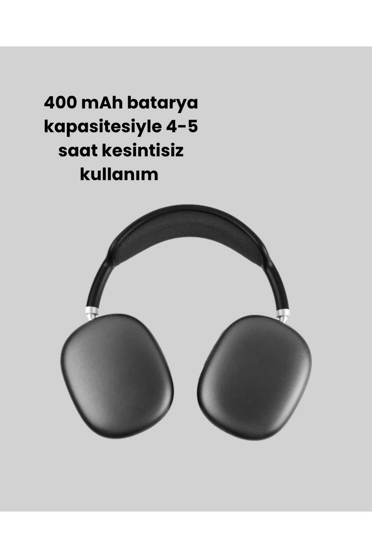 Bluetooth V5.0 Kablosuz Kulak Üstü Kulaklık | Katlanabilir, Mikro USB Girişli